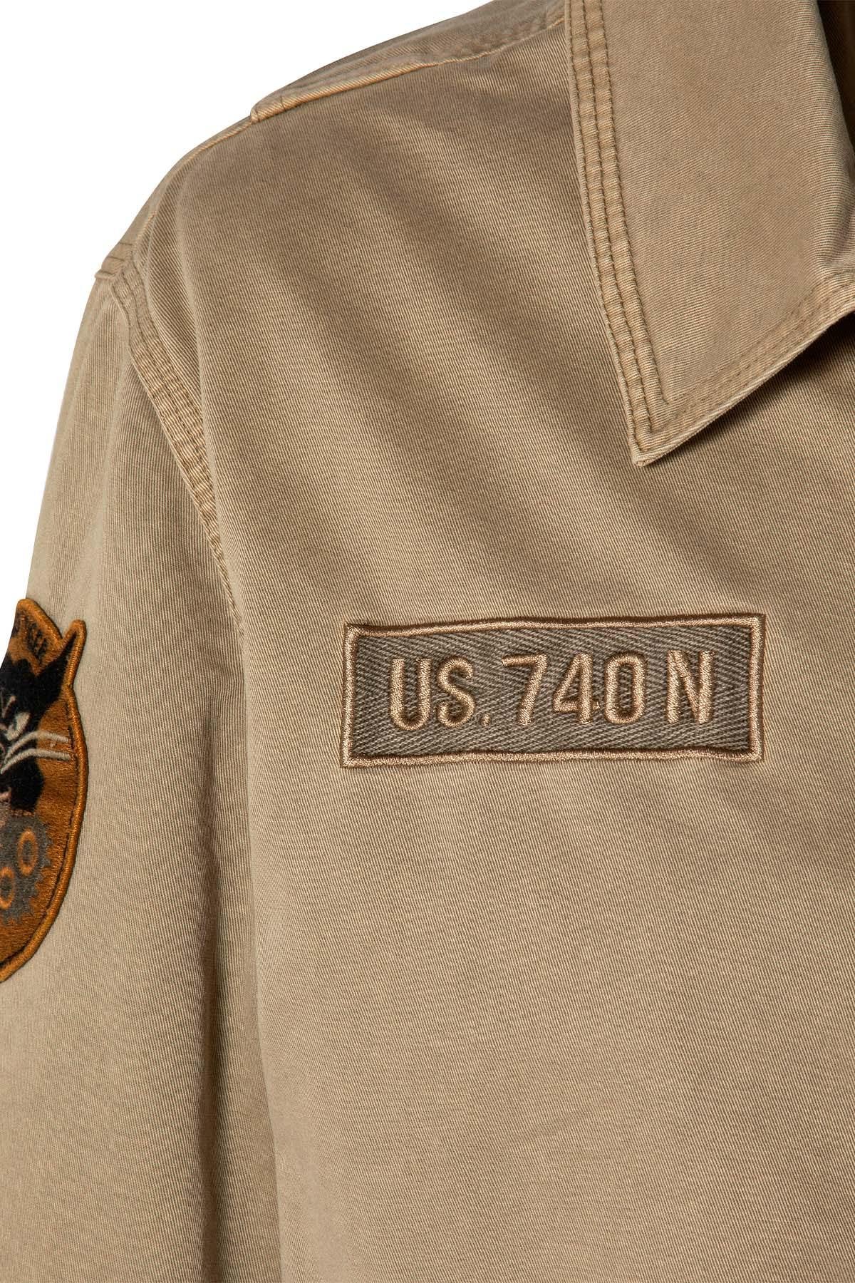 Herren Jacke Schott DALLIN TAUPE — Ansicht 9