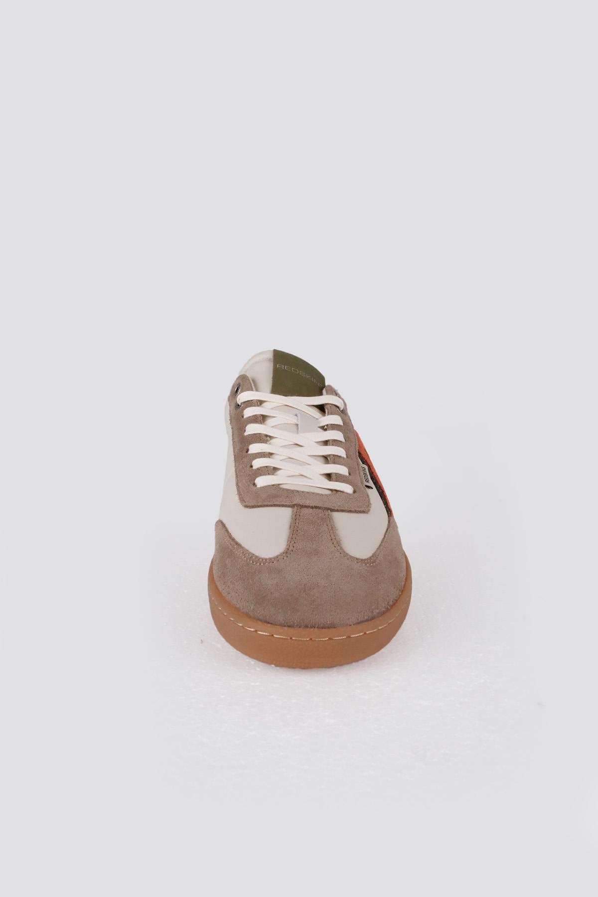 Herren Ledersneakers Redskins ELDORADO ECRU VERT ORANGE — Ansicht 6