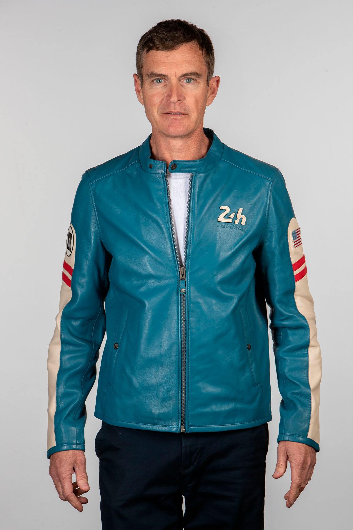 Herren Jacke Steve Mcqueen COLIN BLEU MALLARD — Ansicht 4