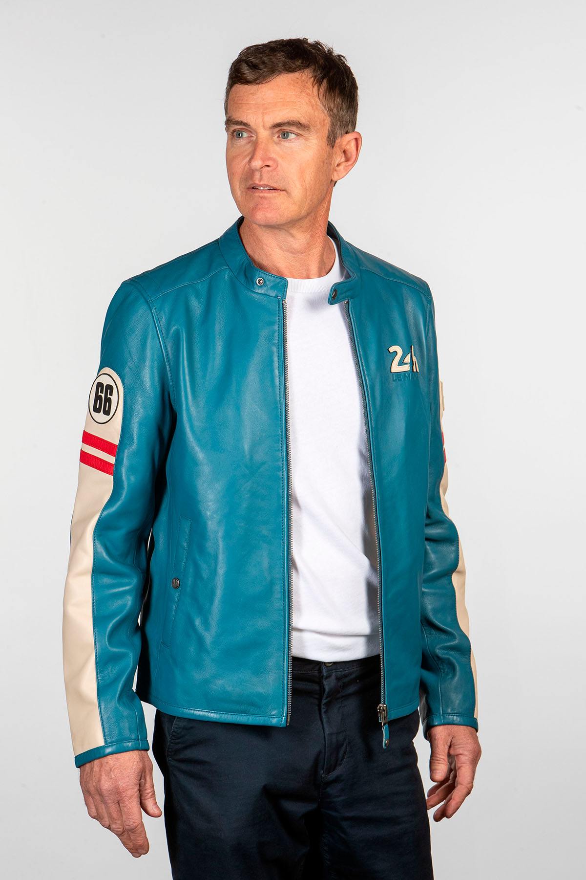 Herren Jacke Steve Mcqueen COLIN BLEU MALLARD — Ansicht 7