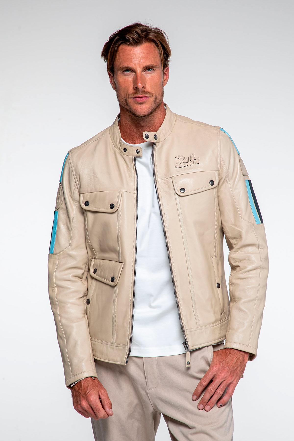 Chaqueta Hombre Steve Mcqueen LAGACHE ECRU — vista 1