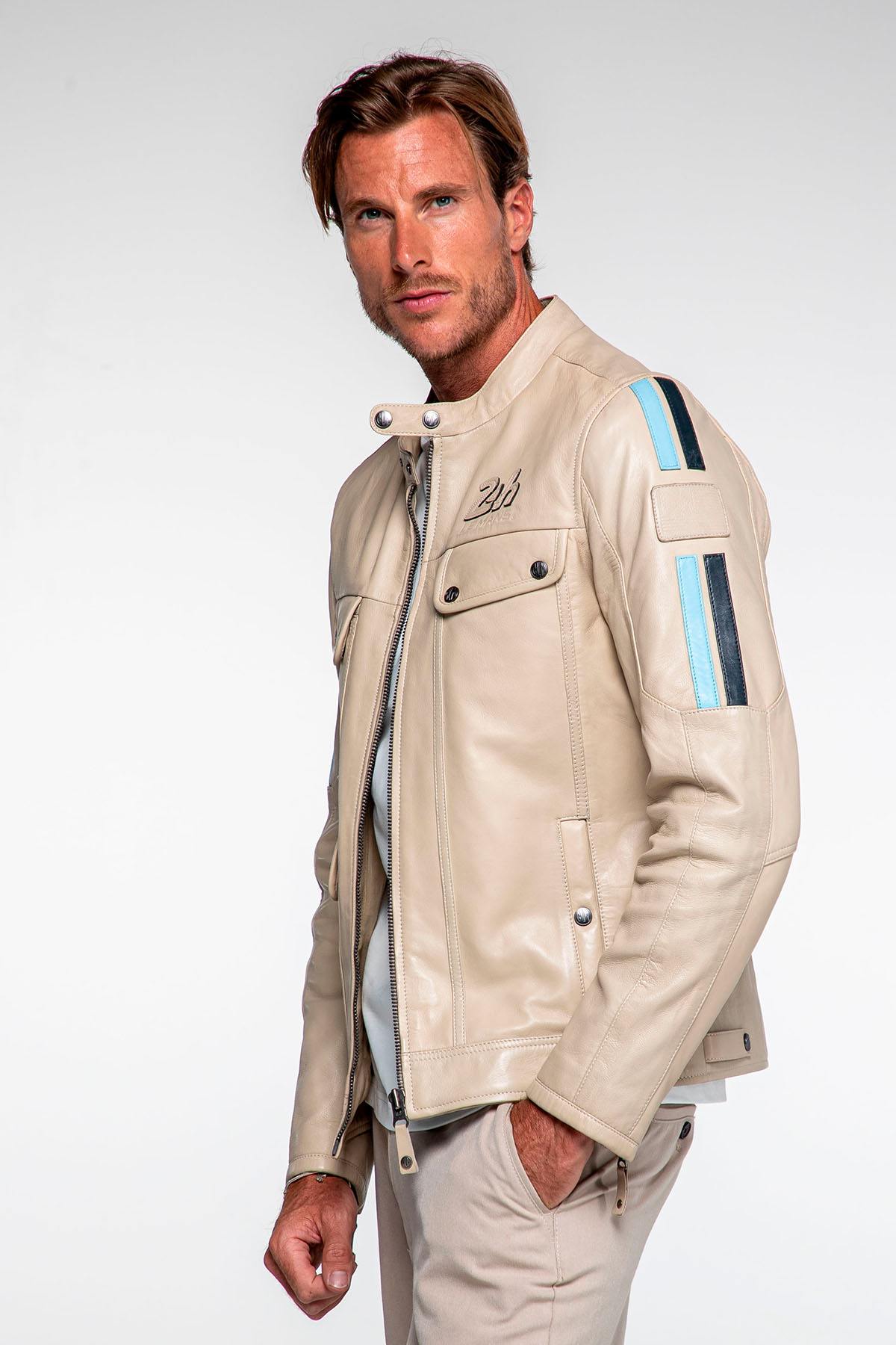 Chaqueta Hombre Steve Mcqueen LAGACHE ECRU — vista 2