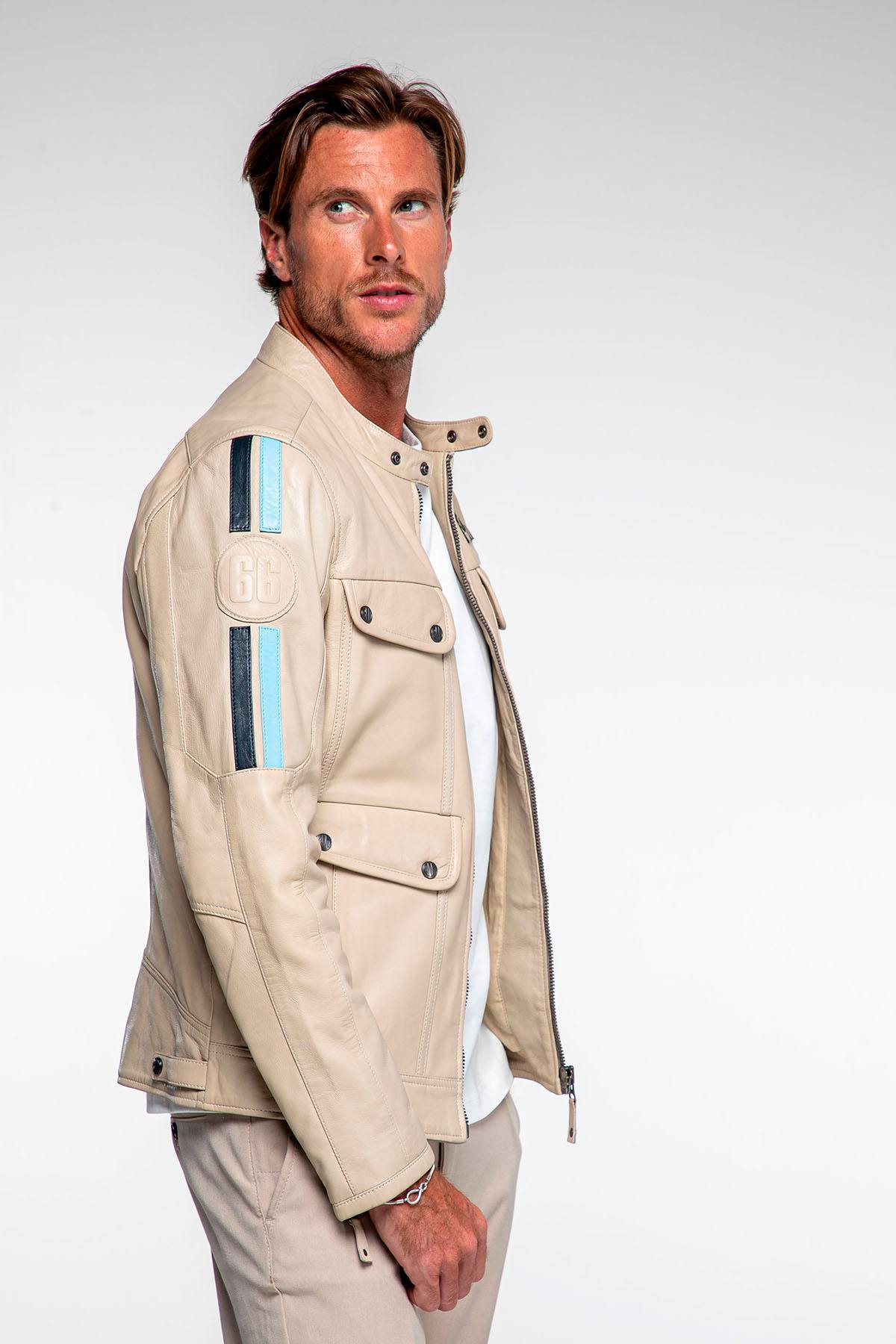 Chaqueta Hombre Steve Mcqueen LAGACHE ECRU — vista 6