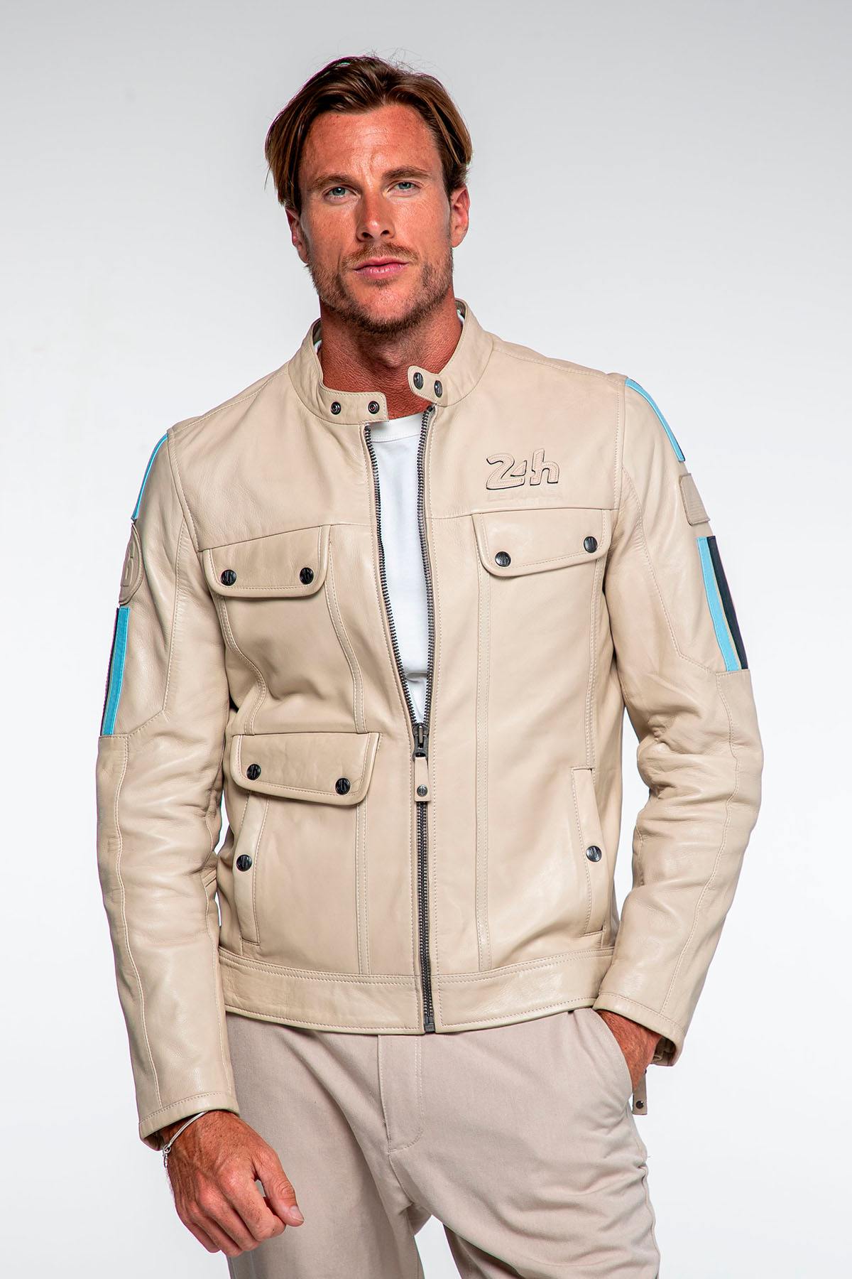 Chaqueta Hombre Steve Mcqueen LAGACHE ECRU — vista 5