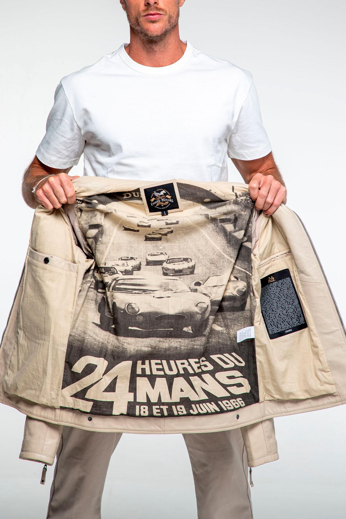 Chaqueta Hombre Steve Mcqueen LAGACHE ECRU — vista 3