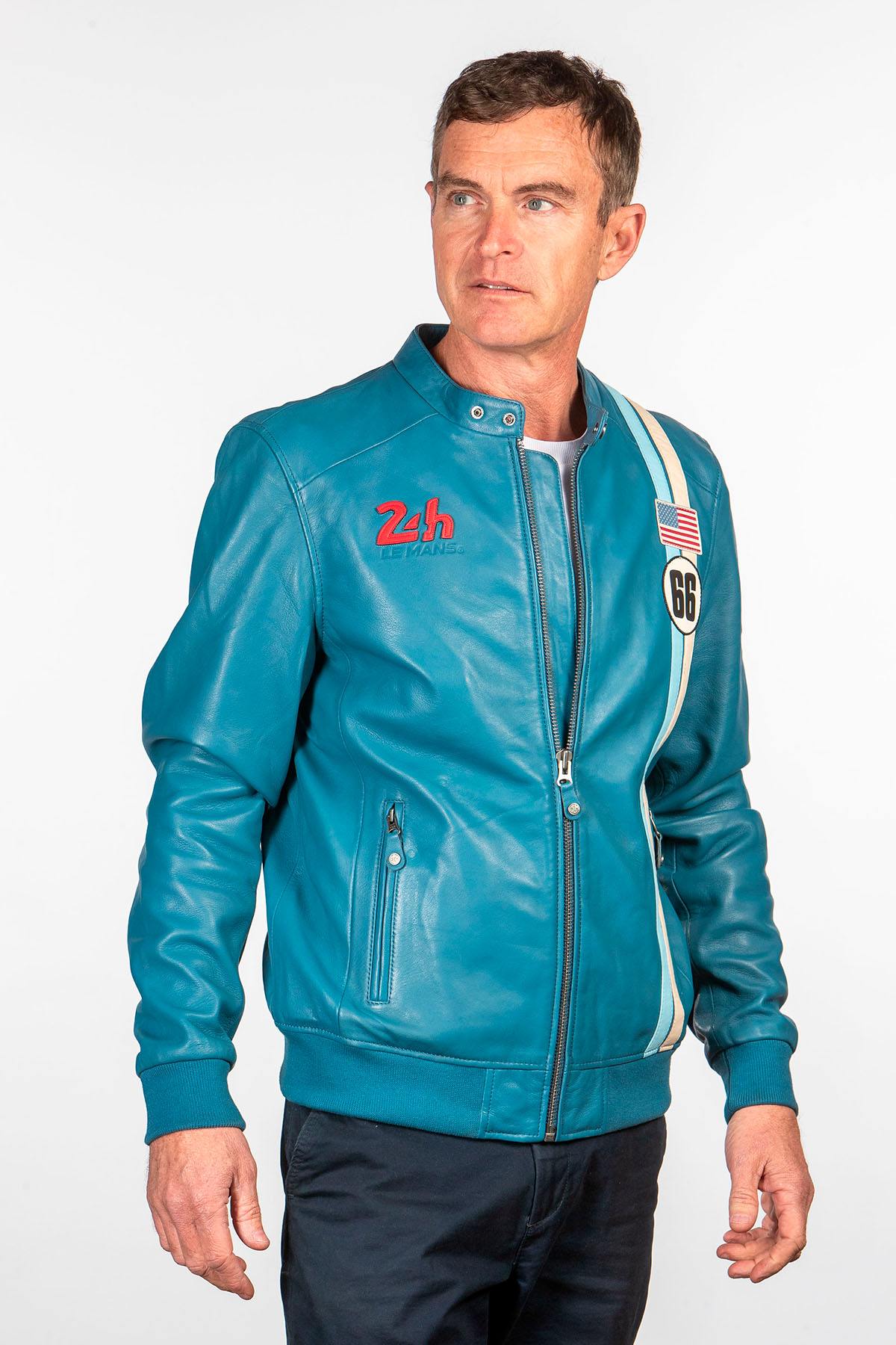 Herren Jacke 24h Le Mans RICHARD BLEU MALLARD — Ansicht 3