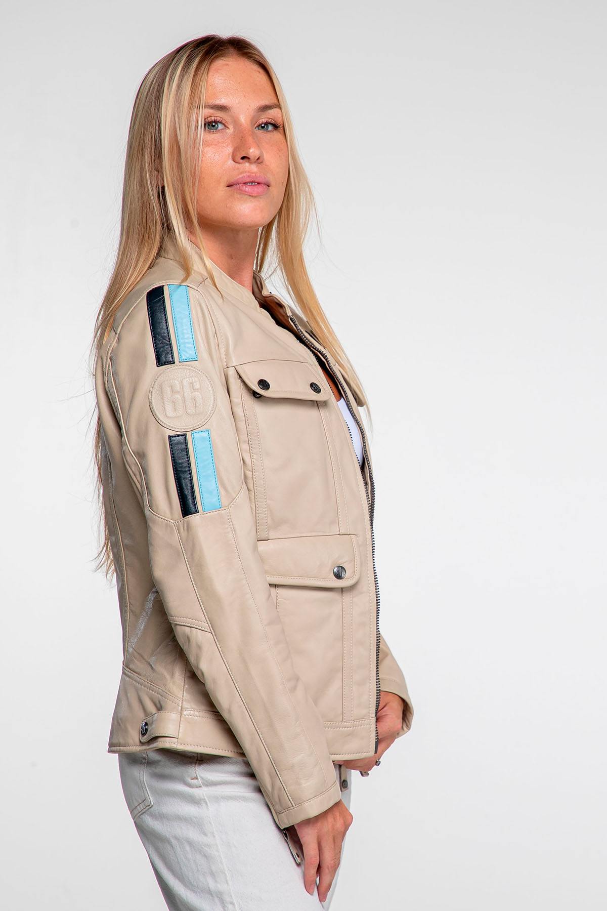Chaqueta Mujeres Steve Mcqueen HILL ECRU — vista 5
