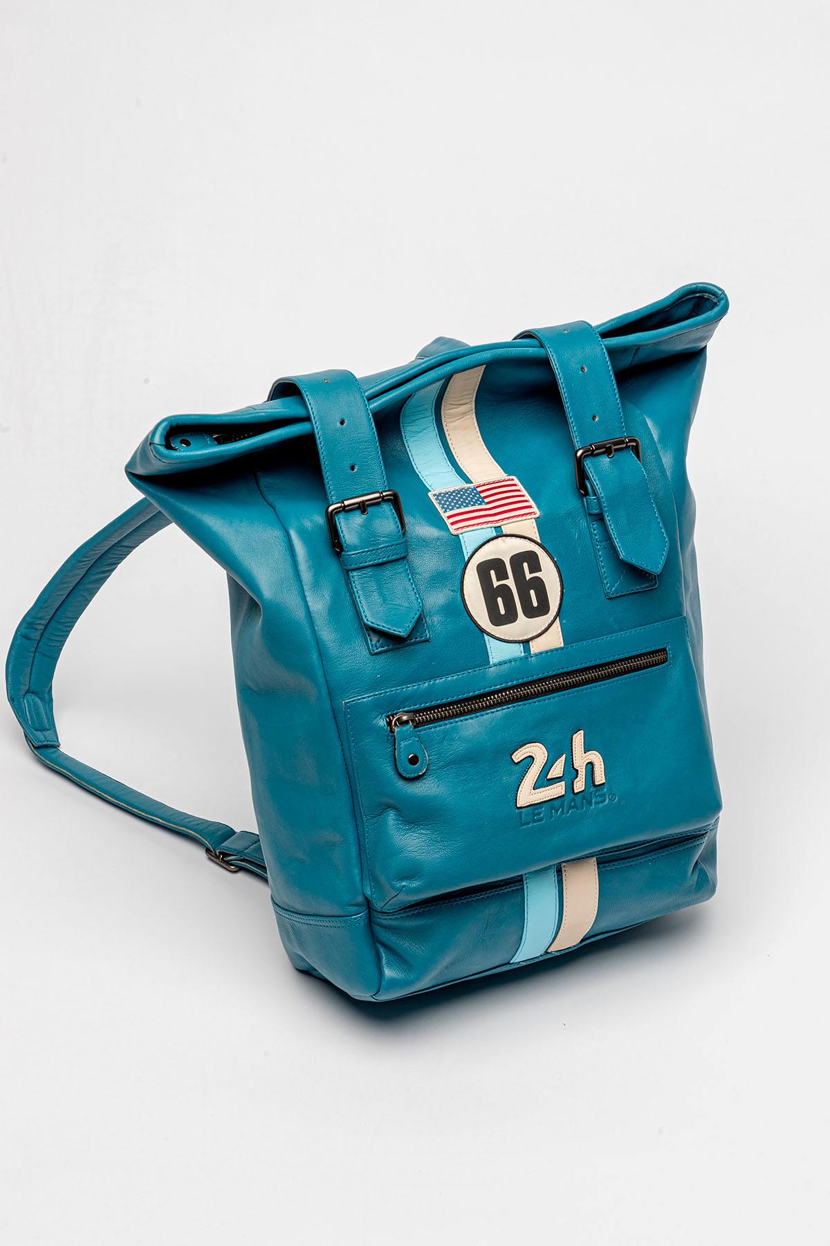 Herren Taschen 24h Le Mans RONNIE BACKPACK BLEU MALLARD — Ansicht 2