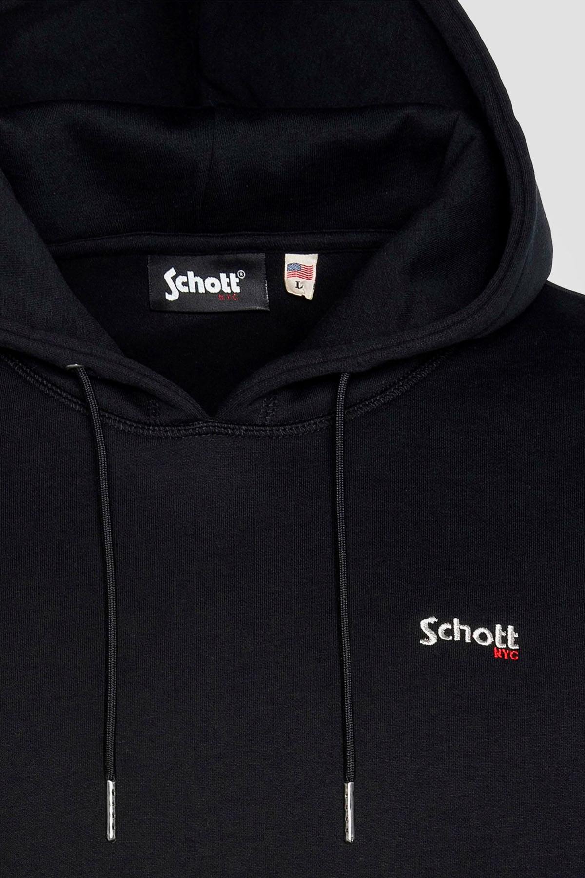 Jersey/sudadera Hombre Schott SWCASUAL2 BLACK — vista 3