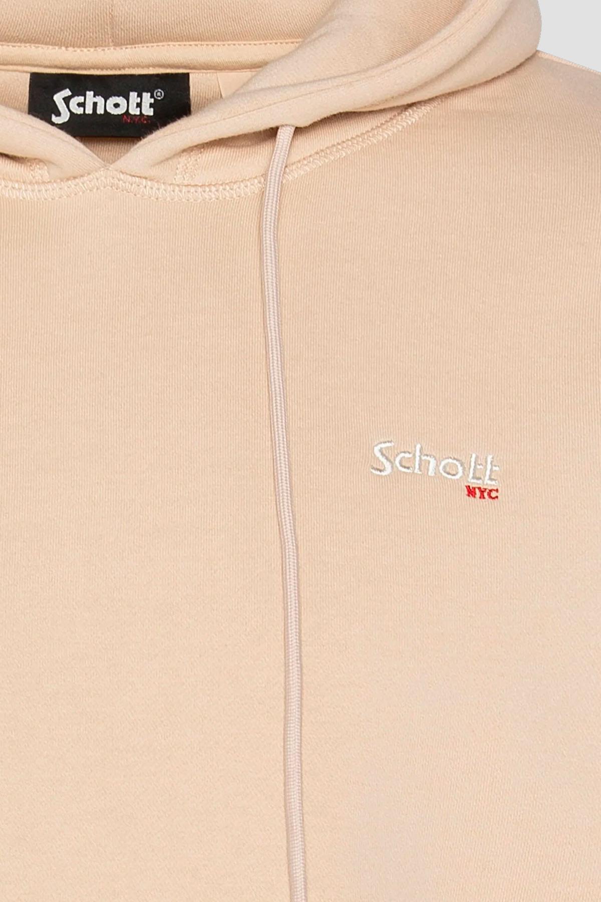 Pull/sweatshirt Homme Schott SWCASUAL2 LT.BEIGE — vue 3