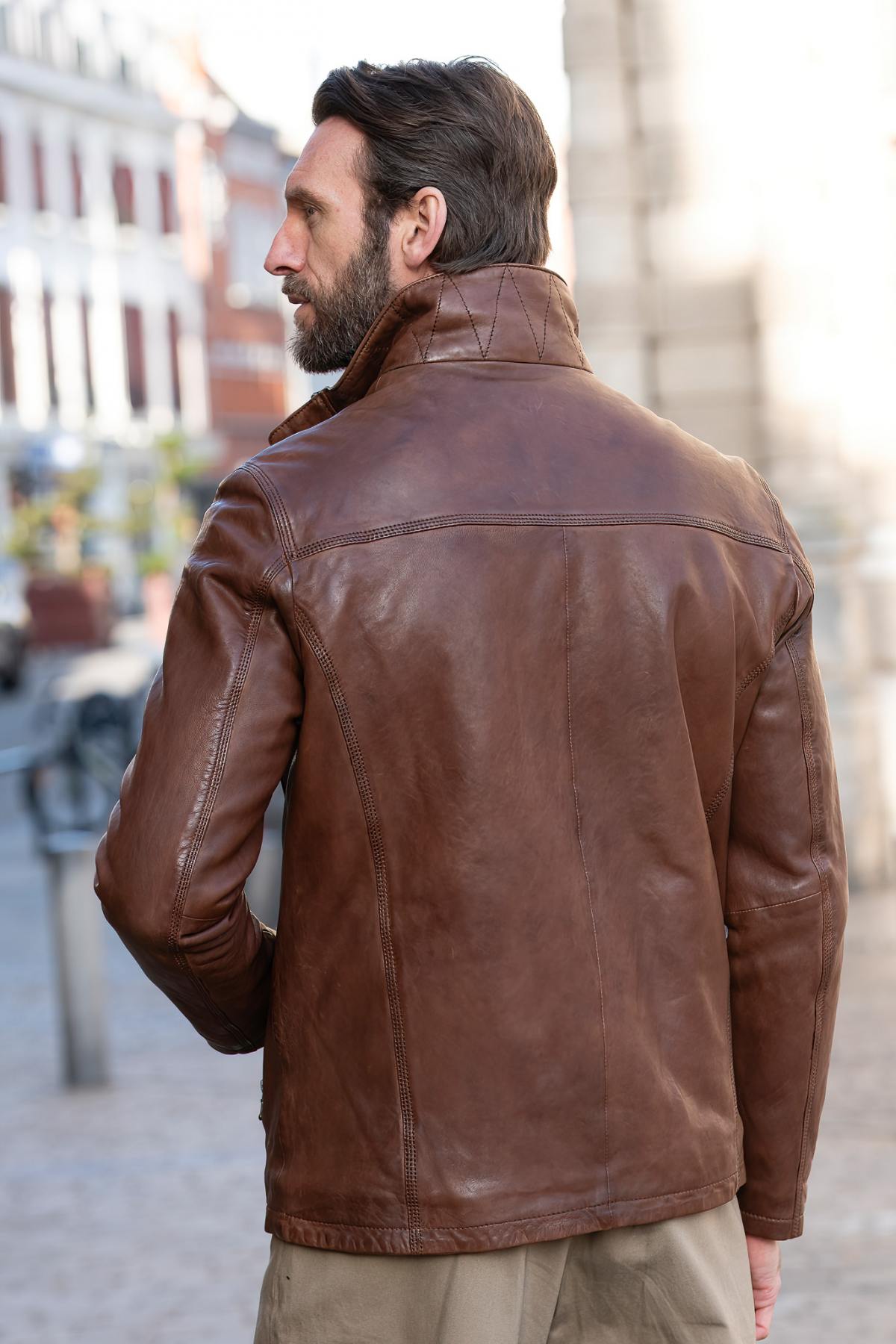 Herren Mantel Daytona DARWIN IC LAMB ZENITH BISON — Ansicht 4