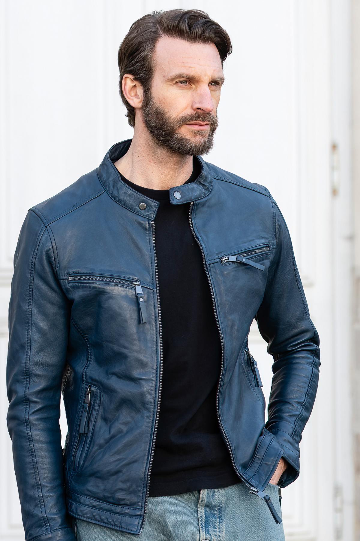 Herren Jacke Cityzen KANSAS BLUE — Ansicht 1