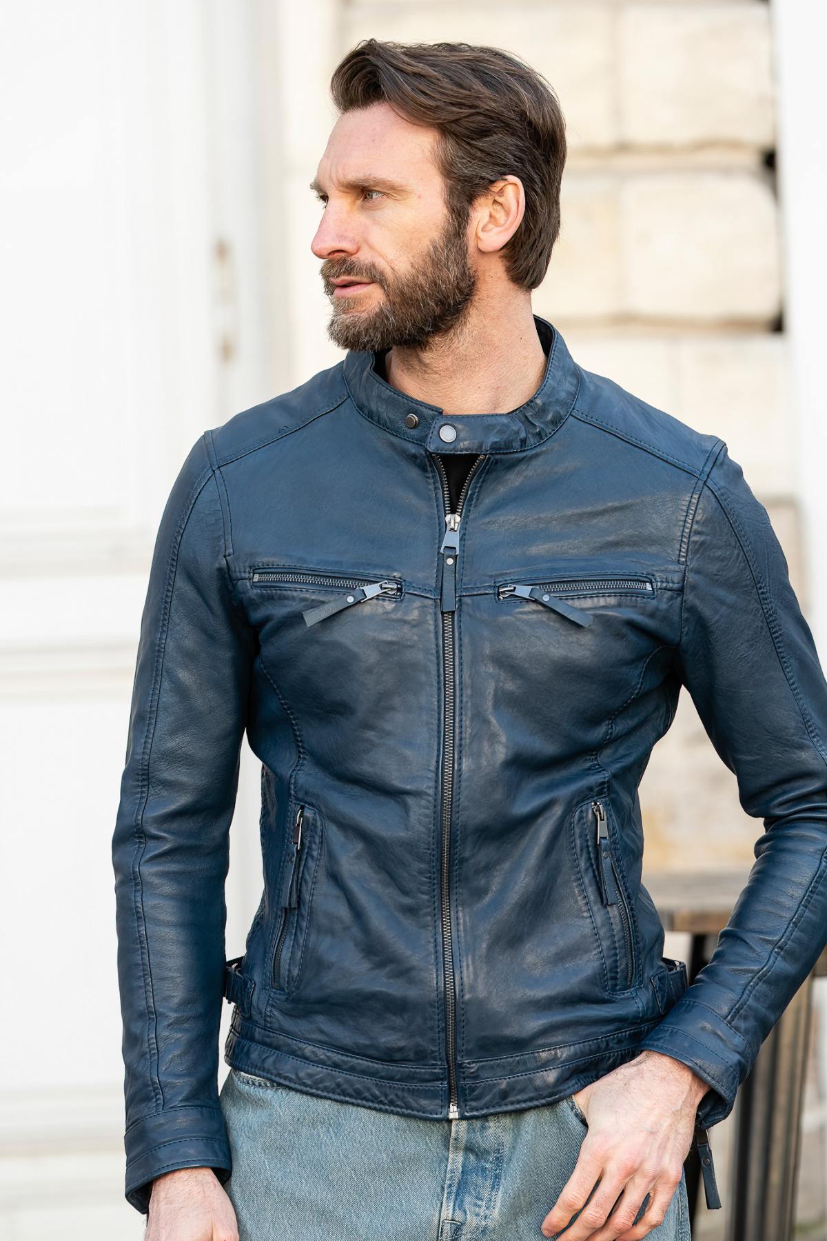 Herren Jacke Cityzen KANSAS BLUE — Ansicht 4