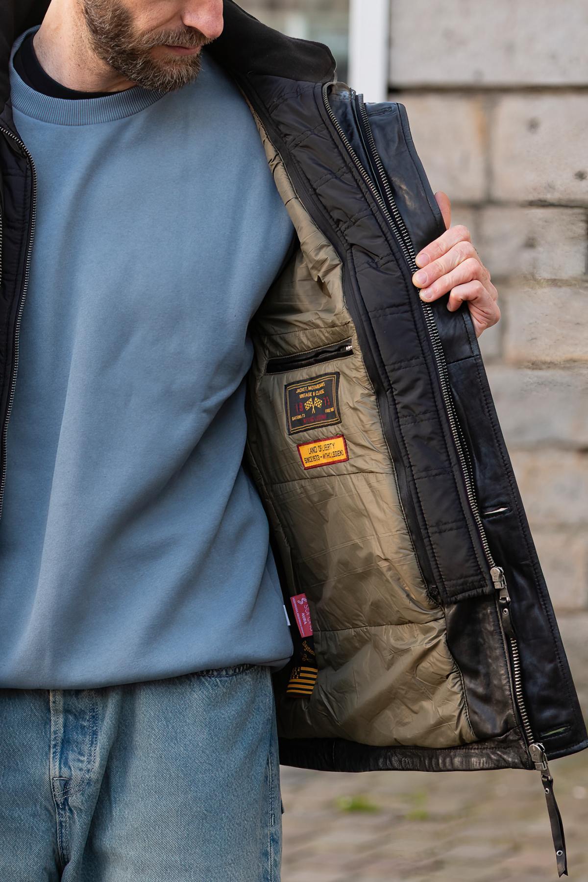 Veste Homme Daytona MOOSE IC SHEEP TIGER BLACK — vue 7