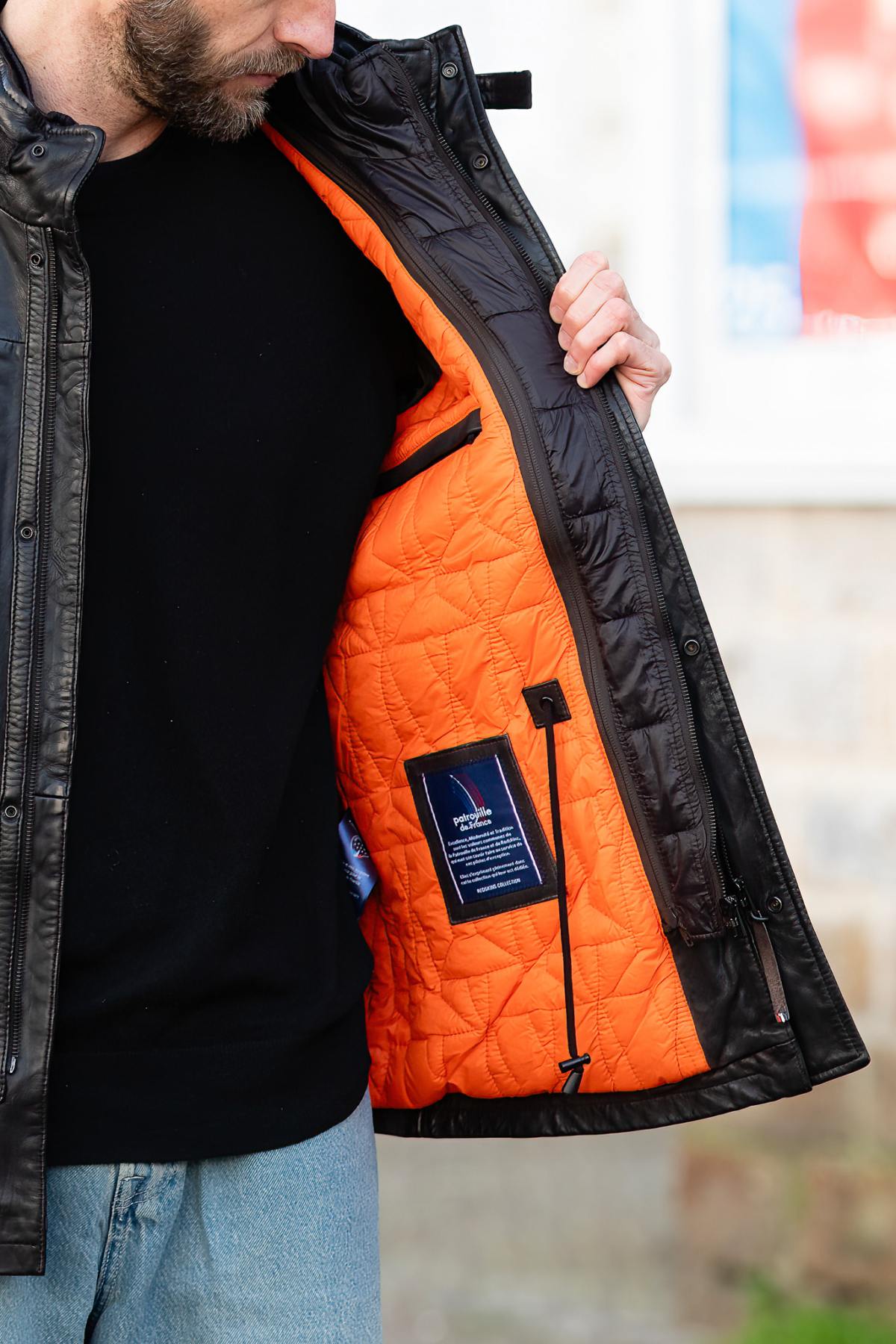 Veste Homme Patrouille De France SERGENT DITY BROWN — vue 8