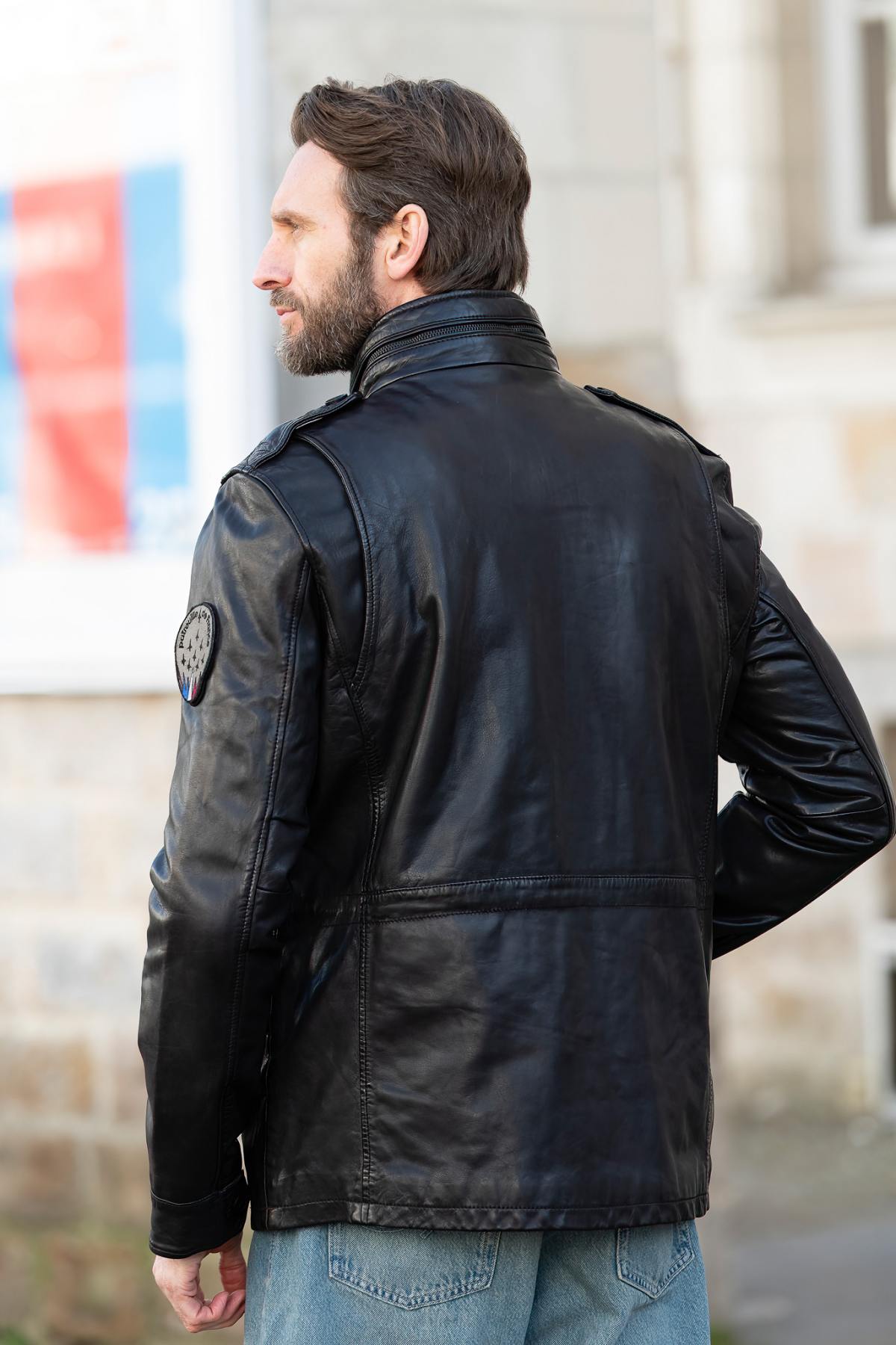 Veste Homme Patrouille De France SERGENT DITY BROWN — vue 3