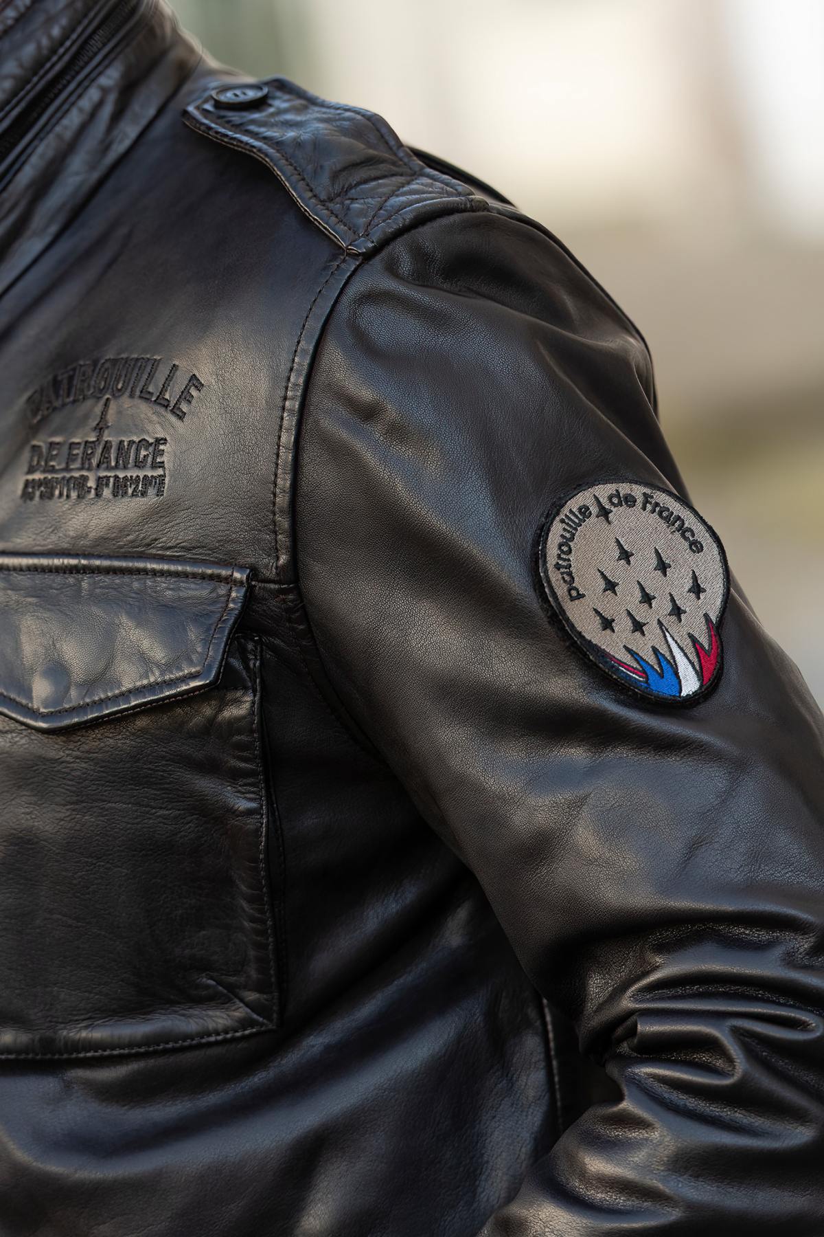 Veste Homme Patrouille De France SERGENT DITY BROWN — vue 2