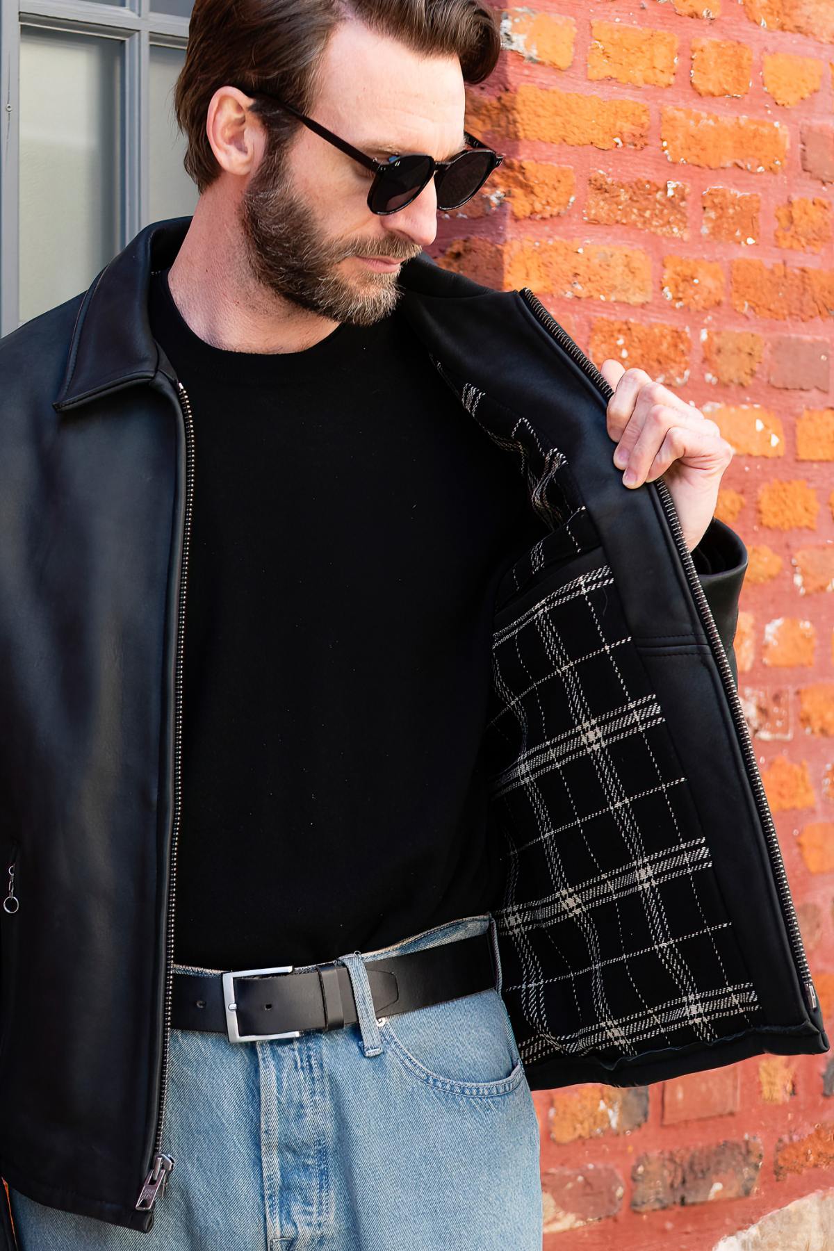 Herren Jacke Schott P693 BLACK — Ansicht 10