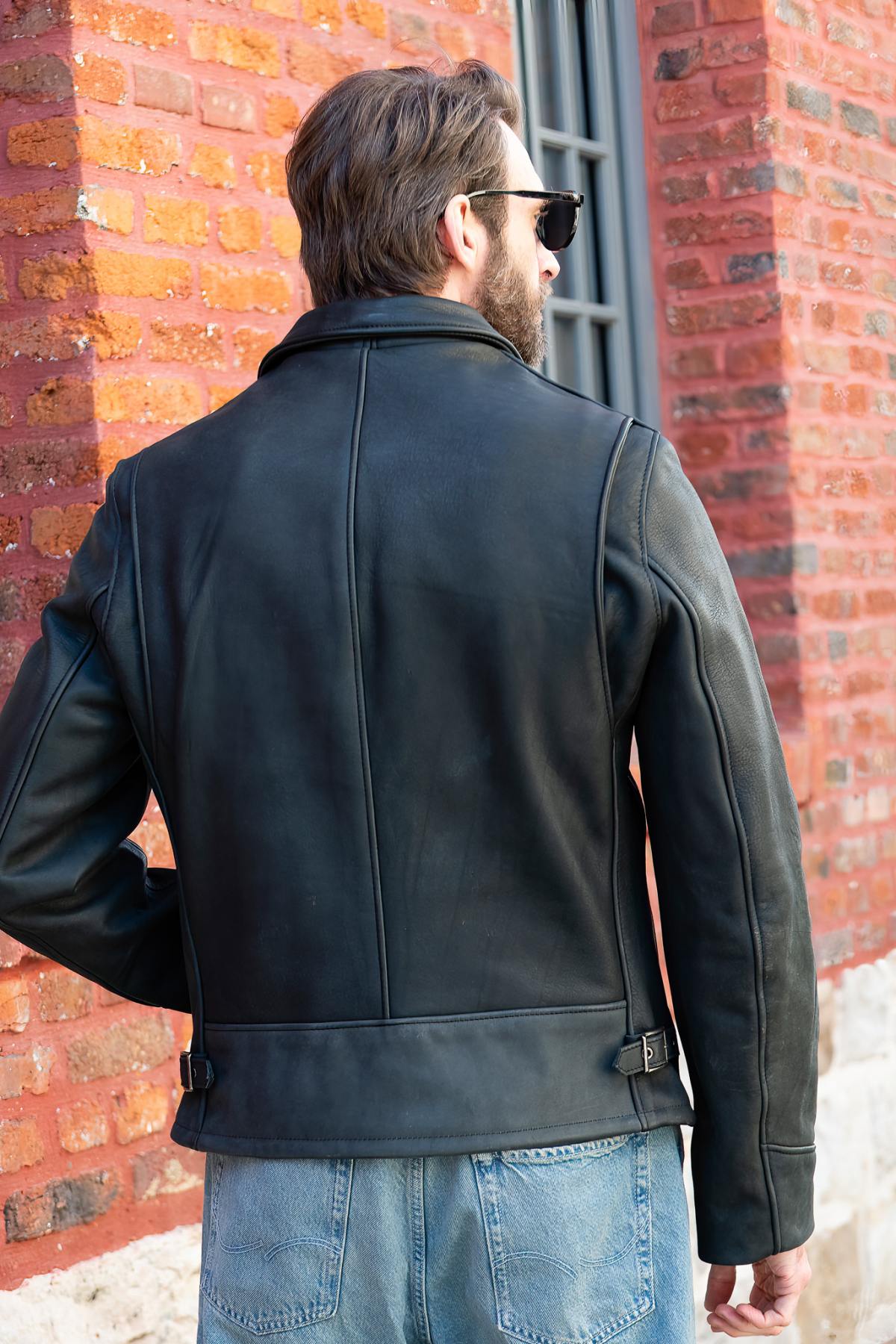 Herren Jacke Schott P693 BLACK — Ansicht 7