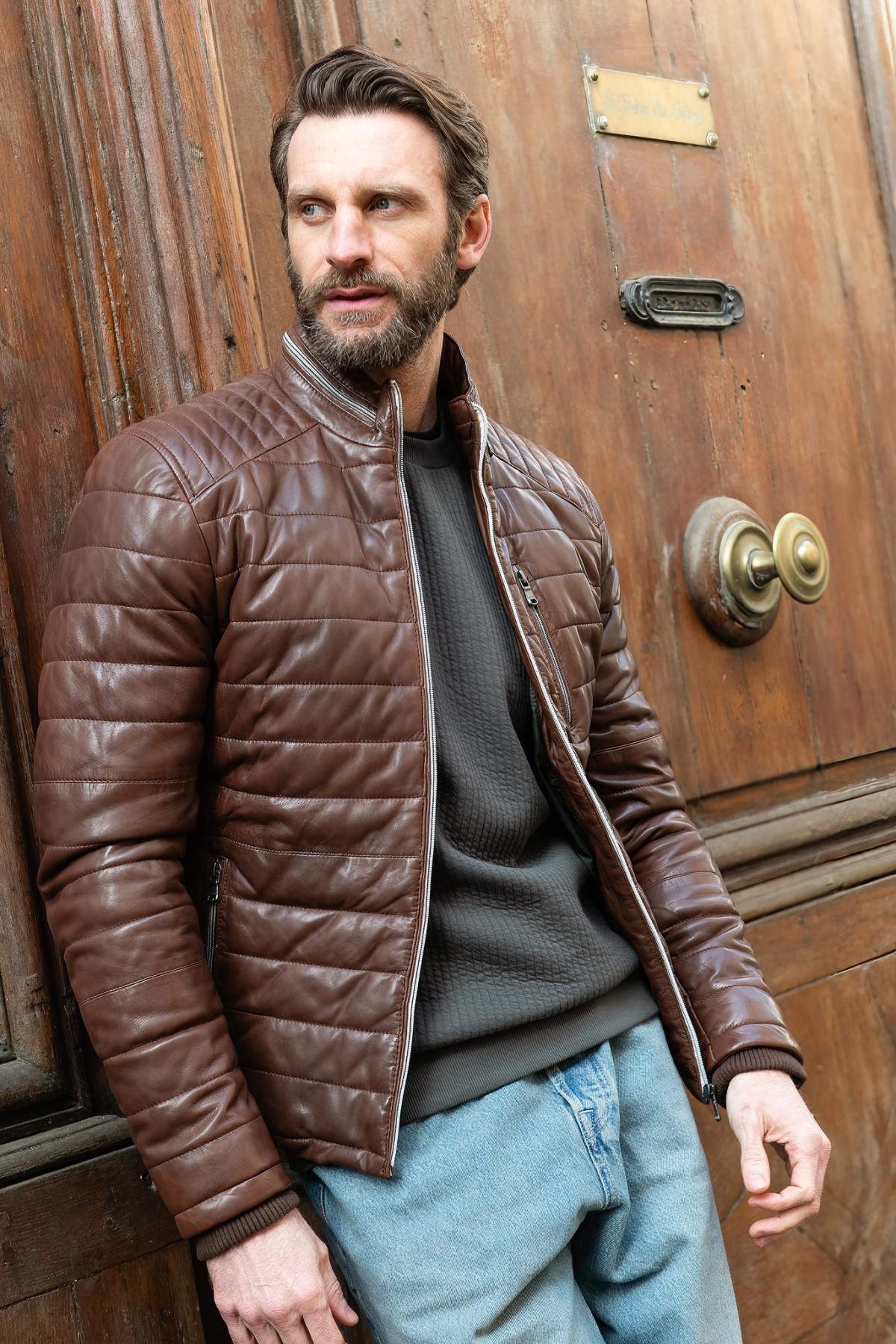 Herren Jacke Daytona CAPRONI SHEEP ELEGANT BISON — Ansicht 2