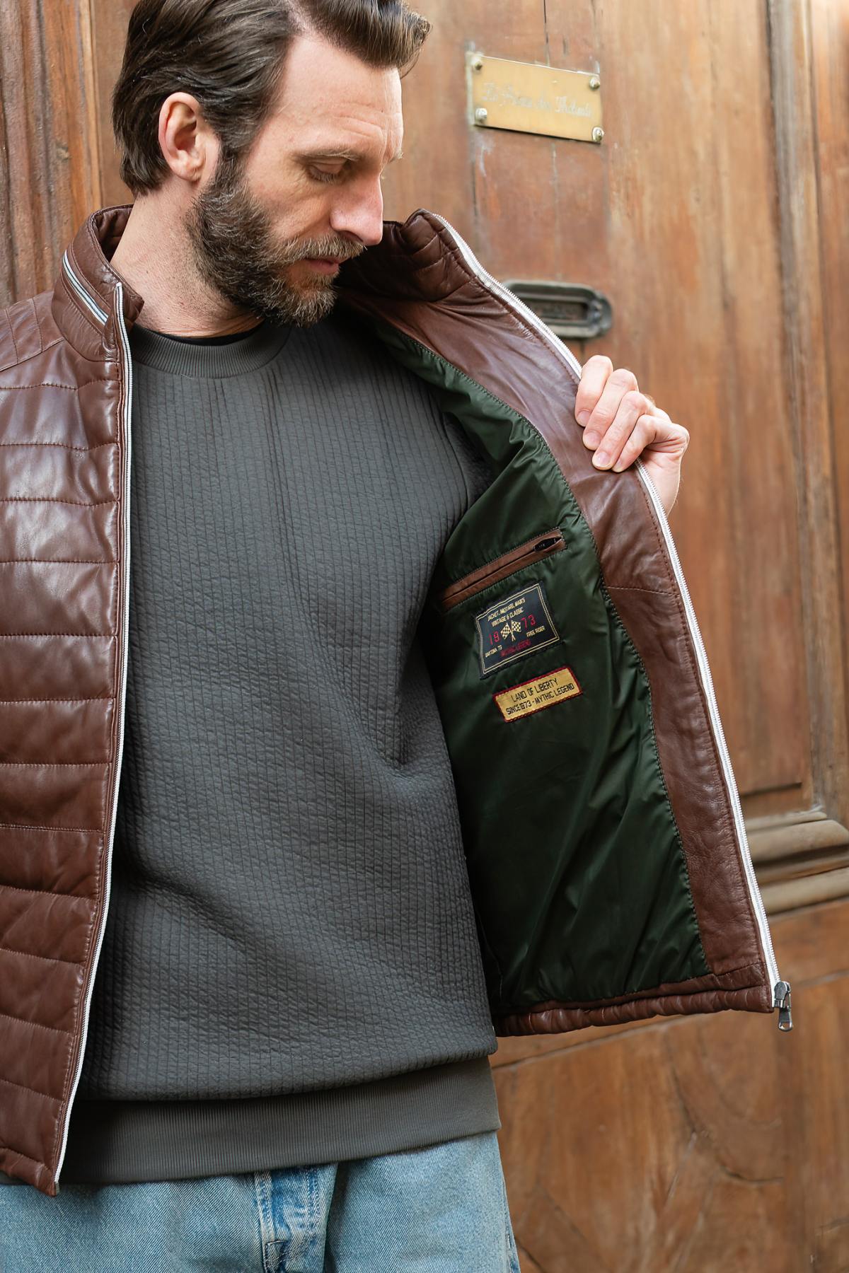 Herren Jacke Daytona CAPRONI SHEEP ELEGANT BISON — Ansicht 6