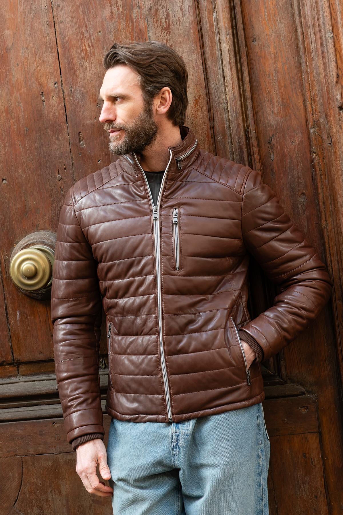 Herren Jacke Daytona CAPRONI SHEEP ELEGANT BISON — Ansicht 1