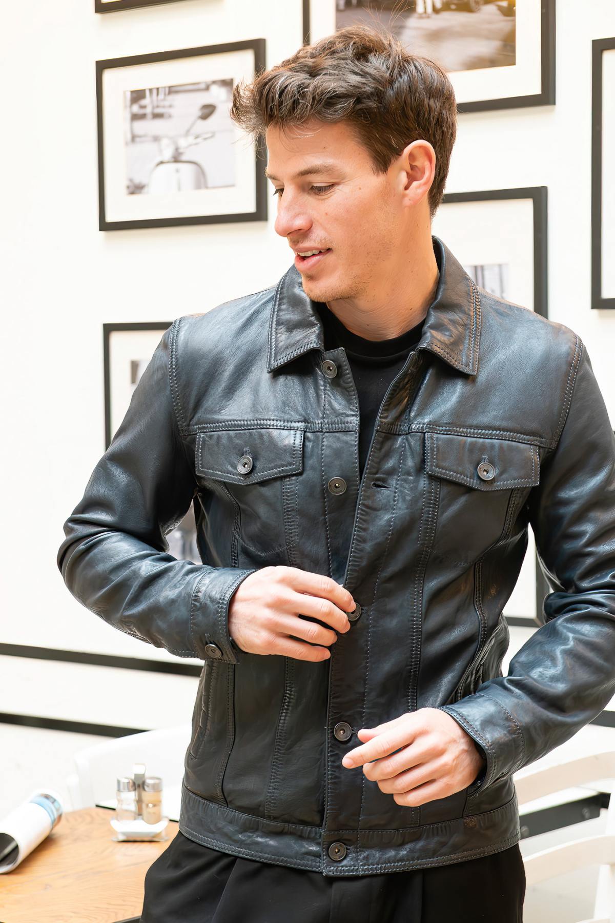 Herren Jacke Cityzen TENNESSE NAVY — Ansicht 1