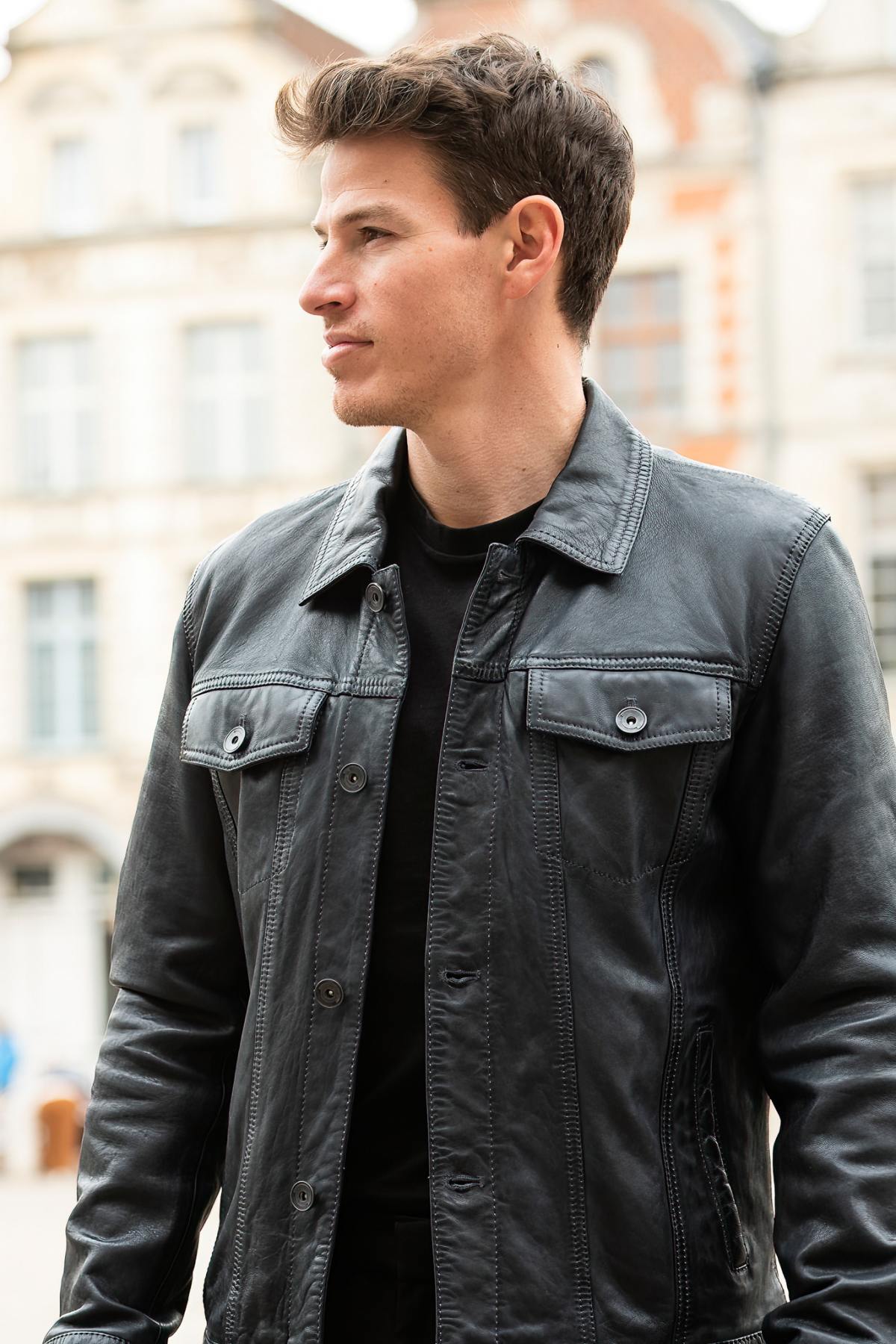 Herren Jacke Cityzen TENNESSE NAVY — Ansicht 8