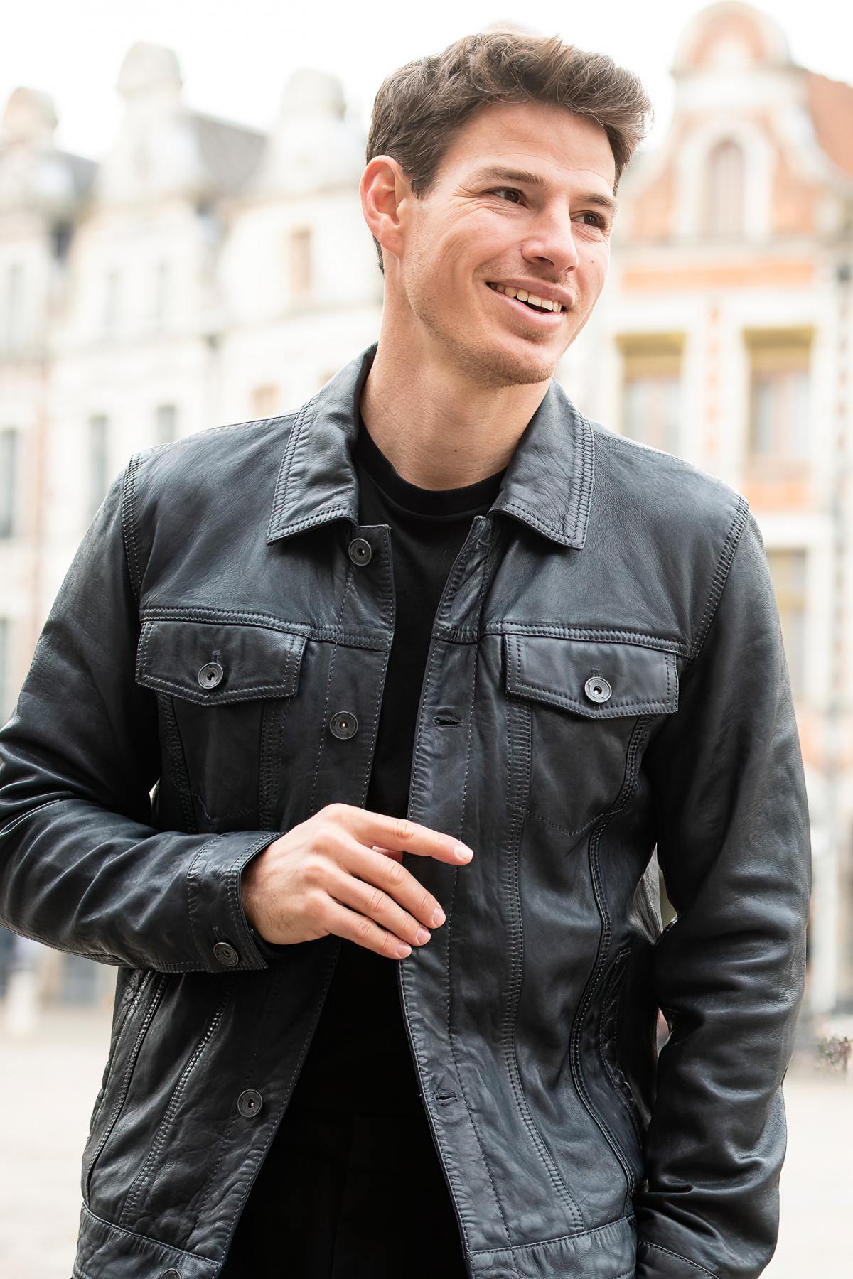 Herren Jacke Cityzen TENNESSE NAVY — Ansicht 2