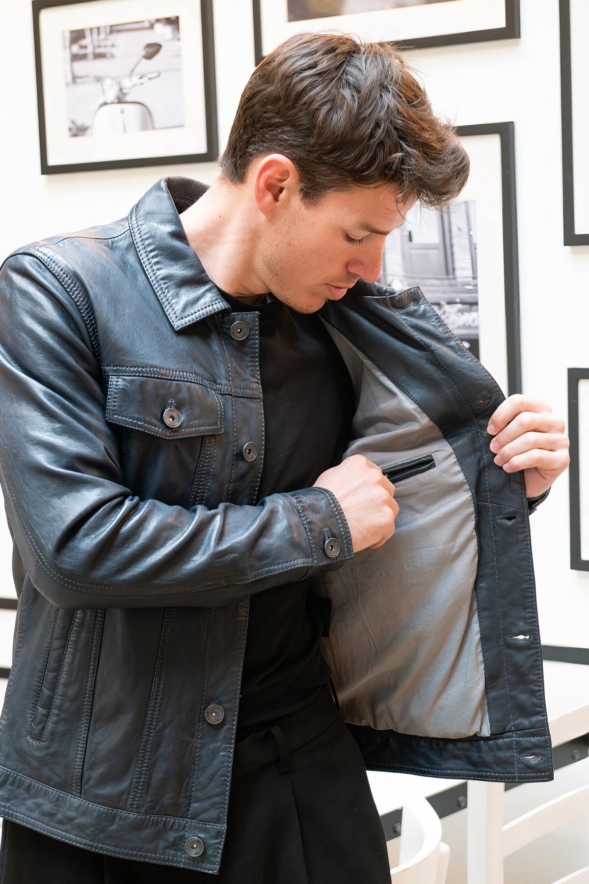 Herren Jacke Cityzen TENNESSE NAVY — Ansicht 7