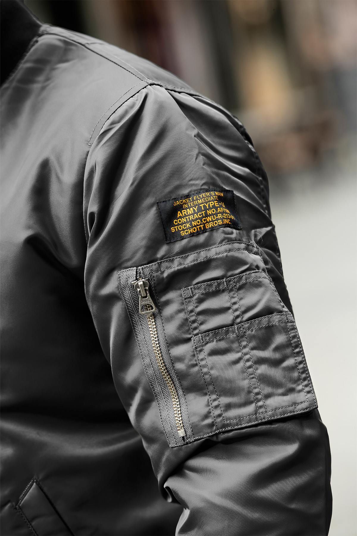 Chaqueta Hombre Schott JET17 BLACK — vista 3