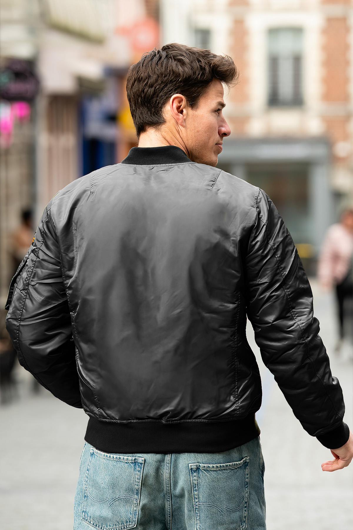 Chaqueta Hombre Schott JET17 BLACK — vista 4