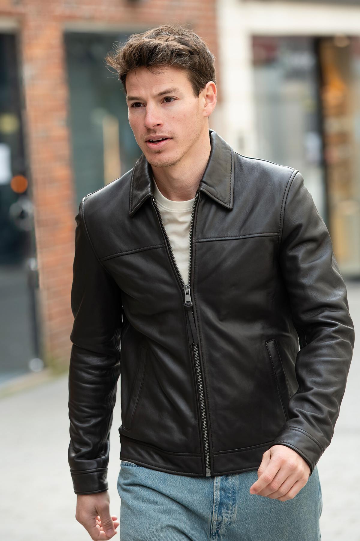 Herren Jacke Serge Pariente BALBAO BROWN — Ansicht 2