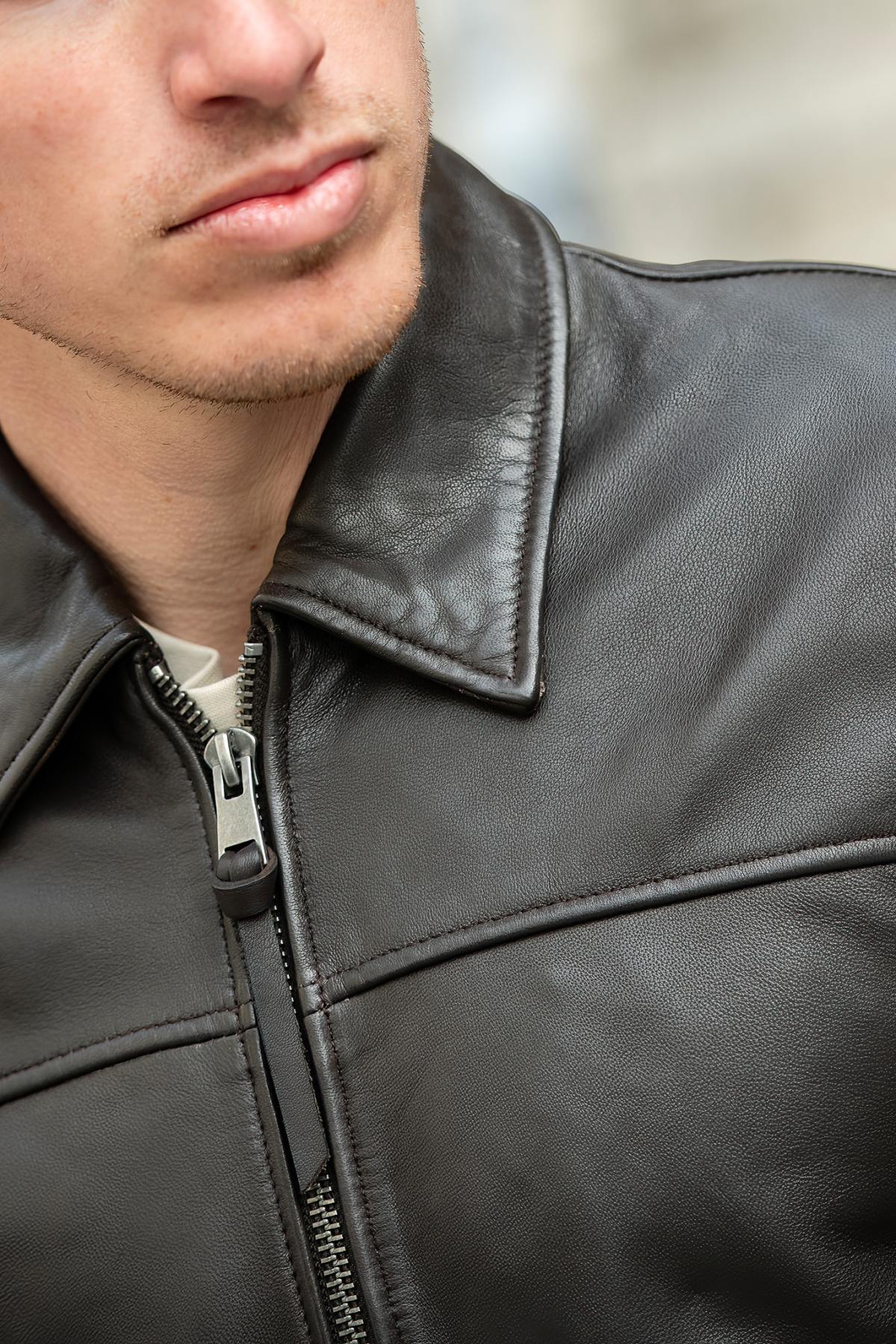 Herren Jacke Serge Pariente BALBAO BROWN — Ansicht 4