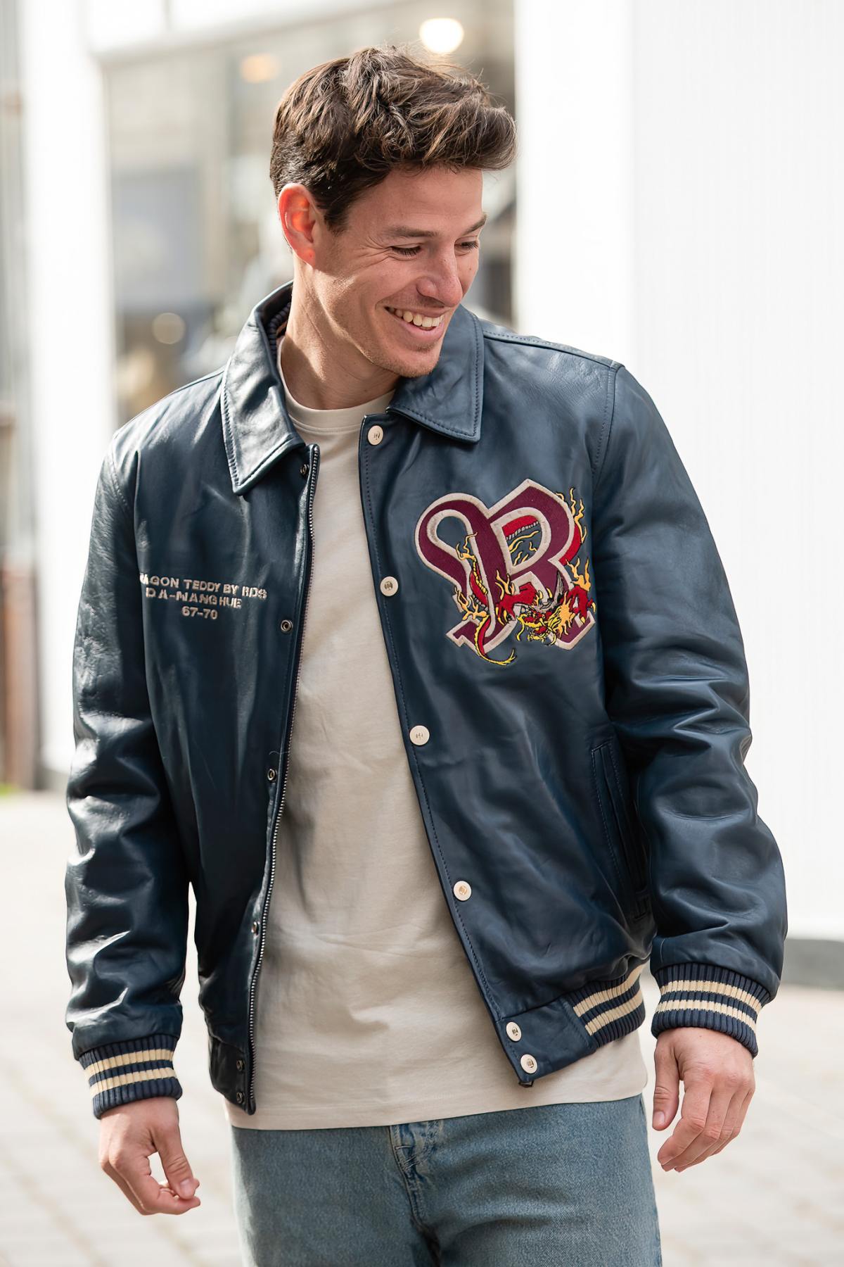 Chaqueta Hombre Redskins BRUCE LEGEND NAVY — vista 6