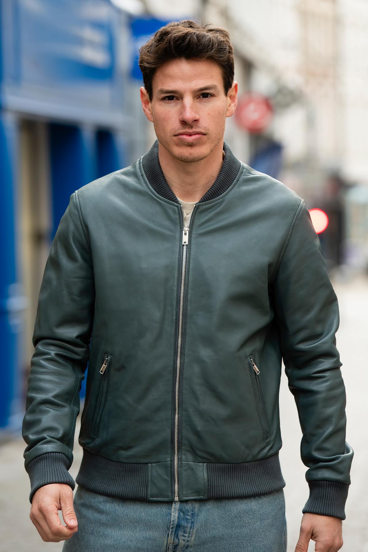 Herren Jacke Serge Pariente BONBON OPAL BLUE — Ansicht 5