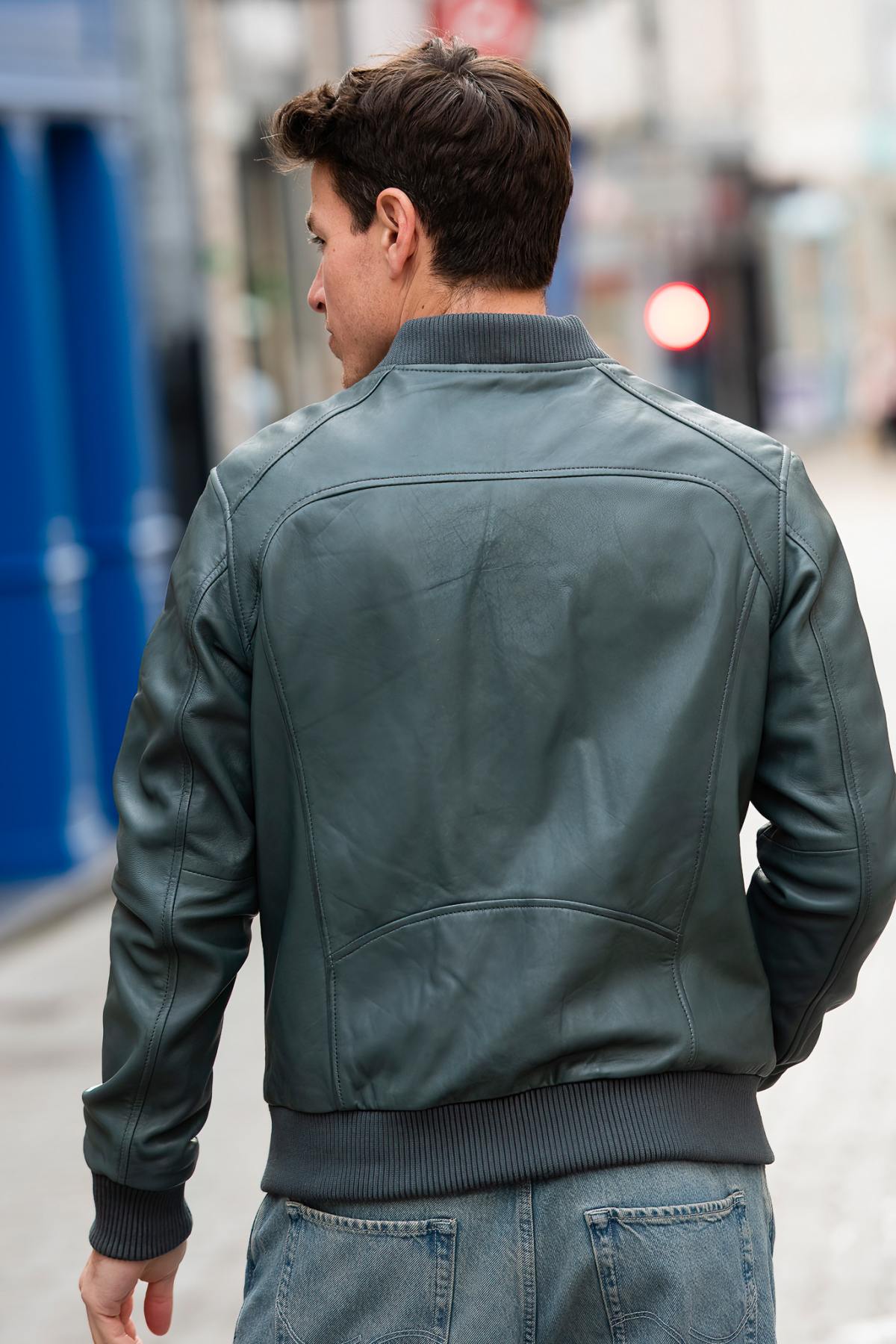 Herren Jacke Serge Pariente BONBON OPAL BLUE — Ansicht 2