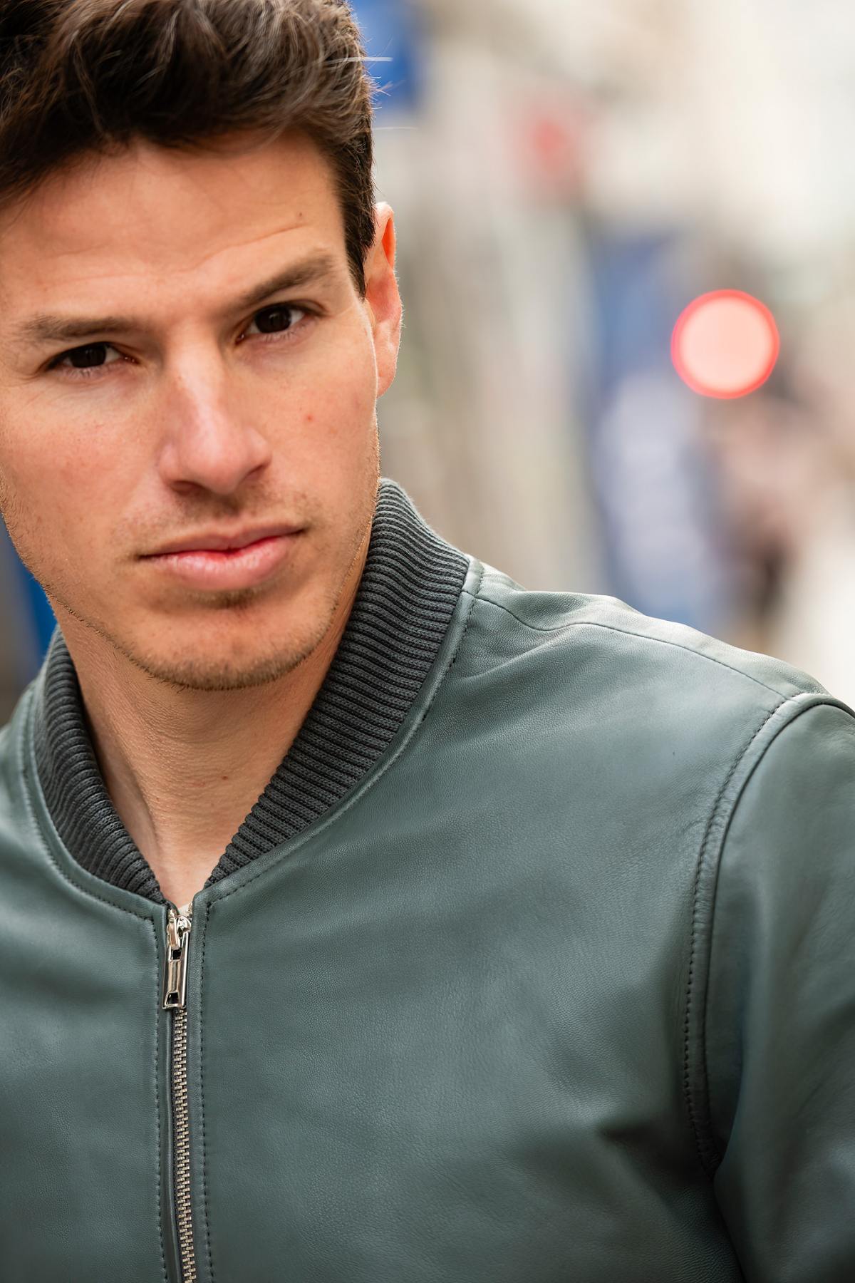 Herren Jacke Serge Pariente BONBON OPAL BLUE — Ansicht 3