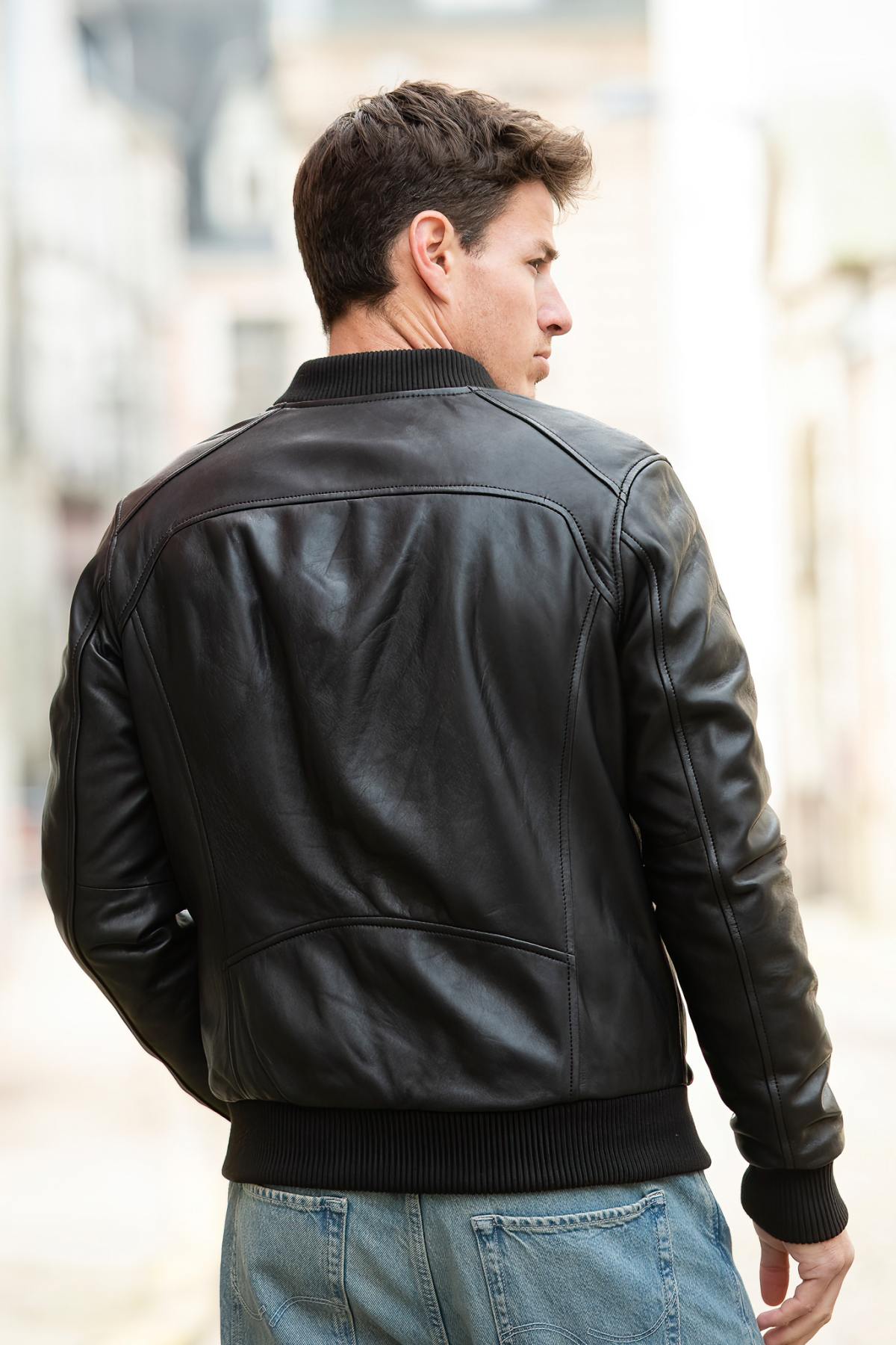 Giacche Uomo Serge Pariente BONBON BLACK — vista 3