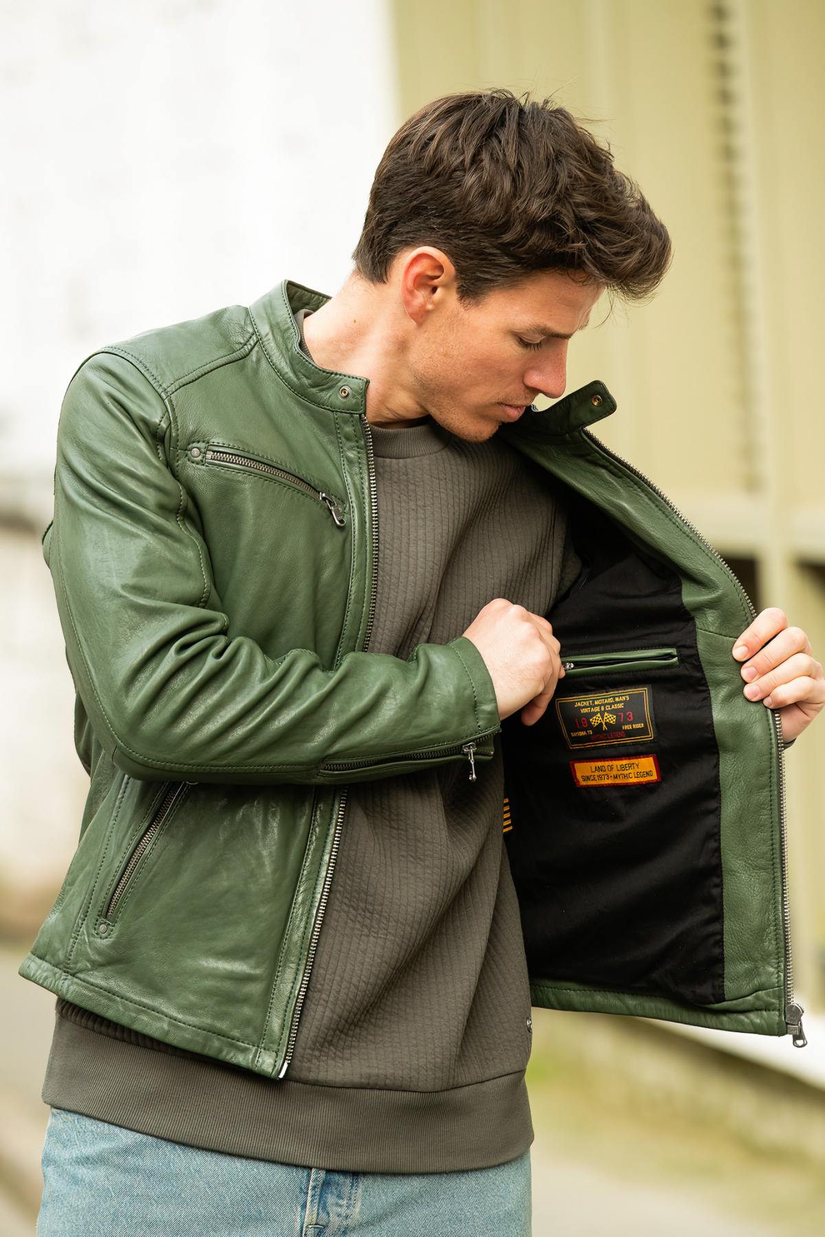 Blouson Homme Daytona GAFINO LAMB VITA PASTURES — vue 4