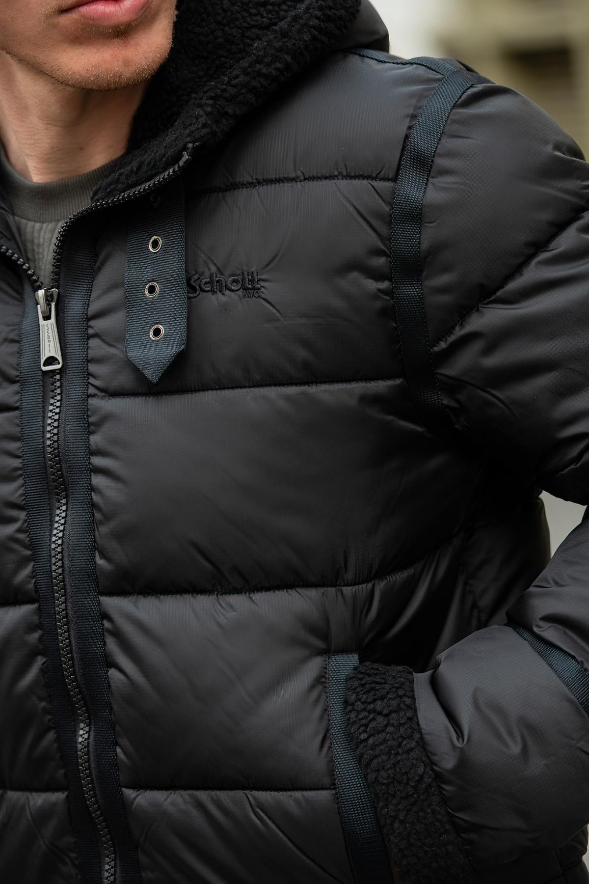 Blouson Homme Schott IDAK2 BLACK — vue 7