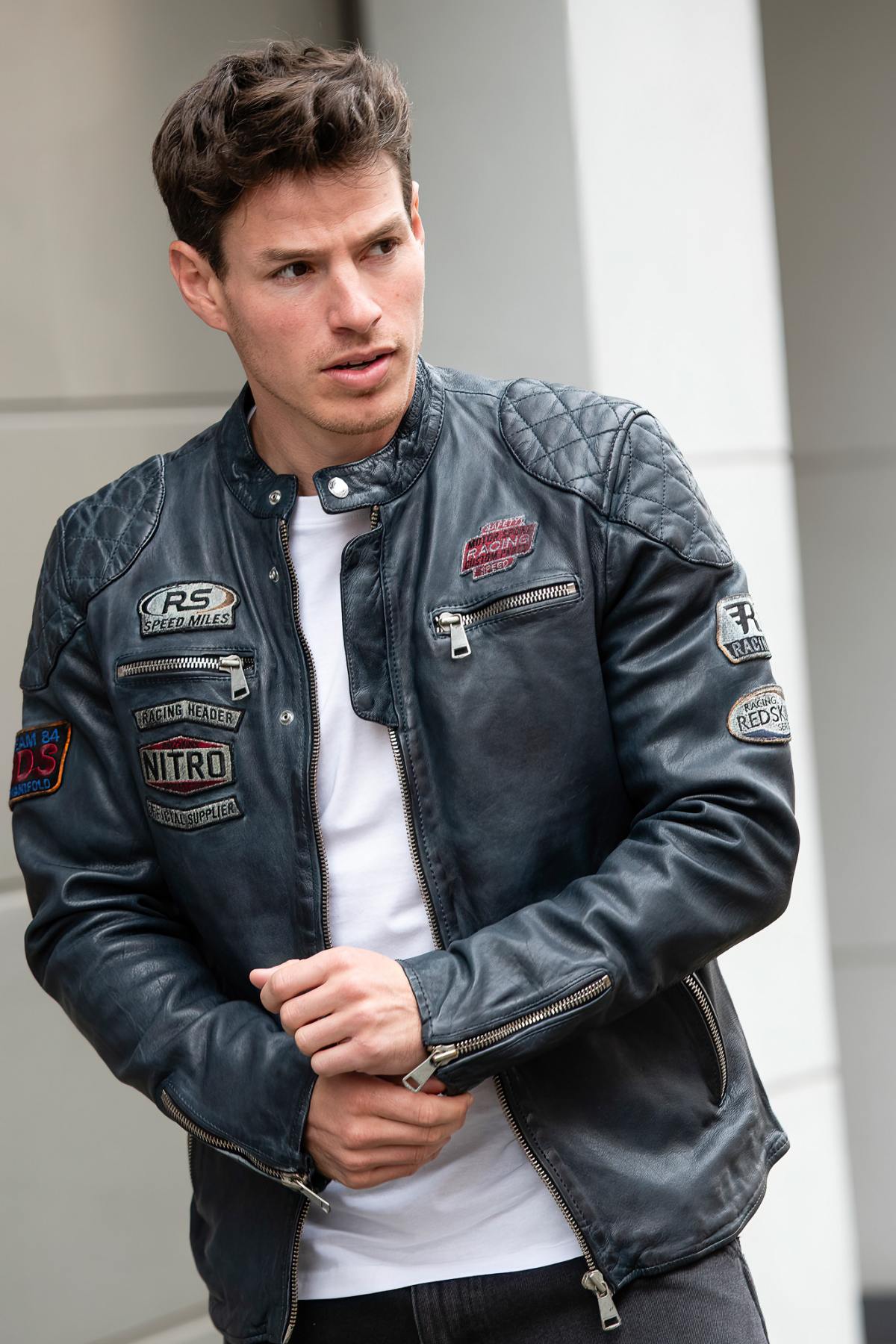 Chaqueta Hombre Redskins NITRO BARCELONA OCEAN BLUE — vista 1