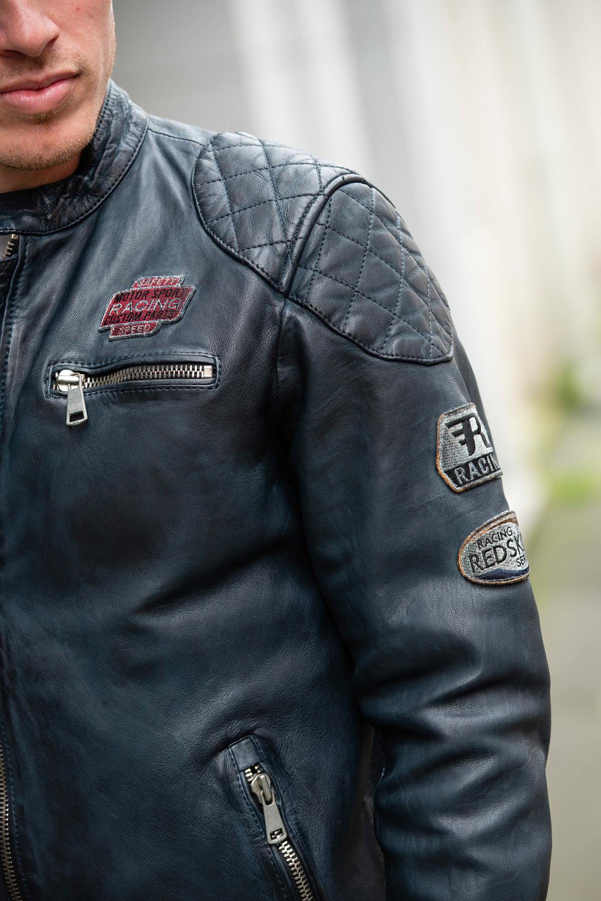 Chaqueta Hombre Redskins NITRO BARCELONA OCEAN BLUE — vista 6