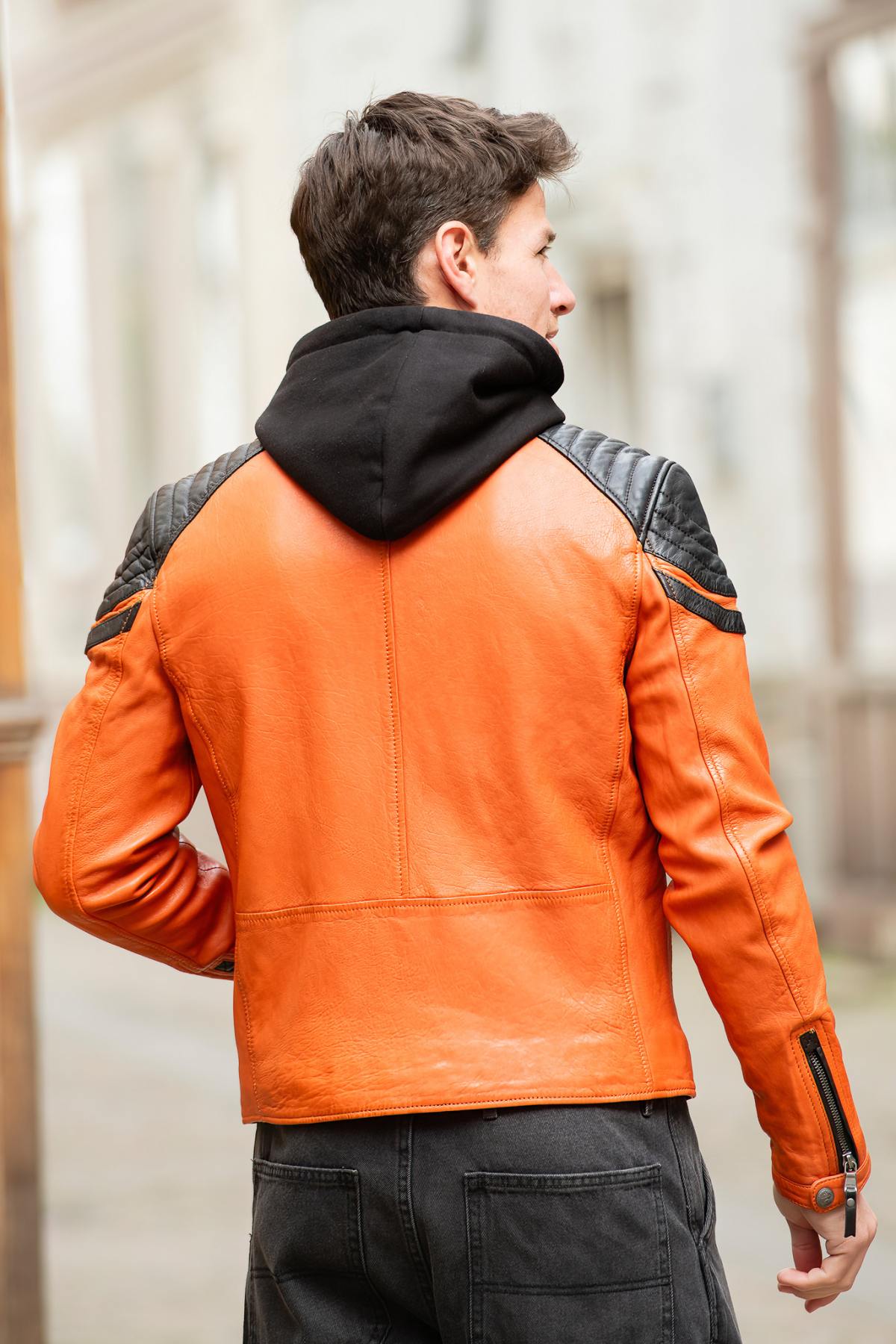 Chaqueta Hombre Daytona DODDS HOOD LAMB VITA BURNT ORANGE — vista 4