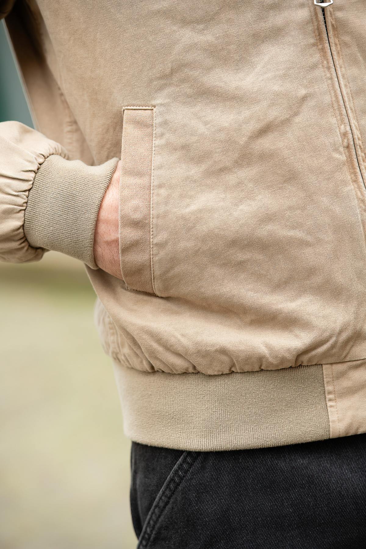 Herren Jacke Schott CHALK TAUPE — Ansicht 6