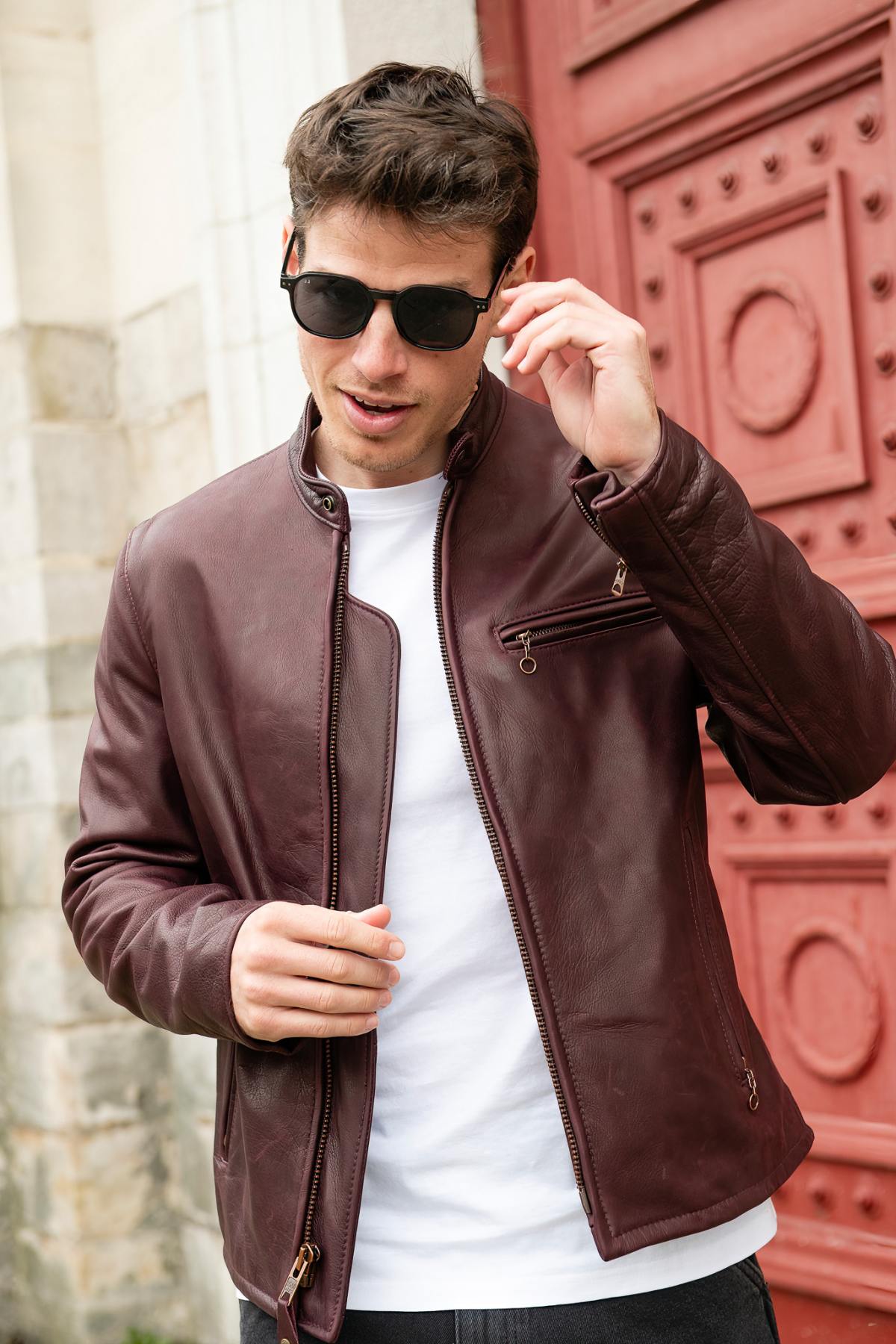Herren Jacke Schott 530 WINE — Ansicht 5