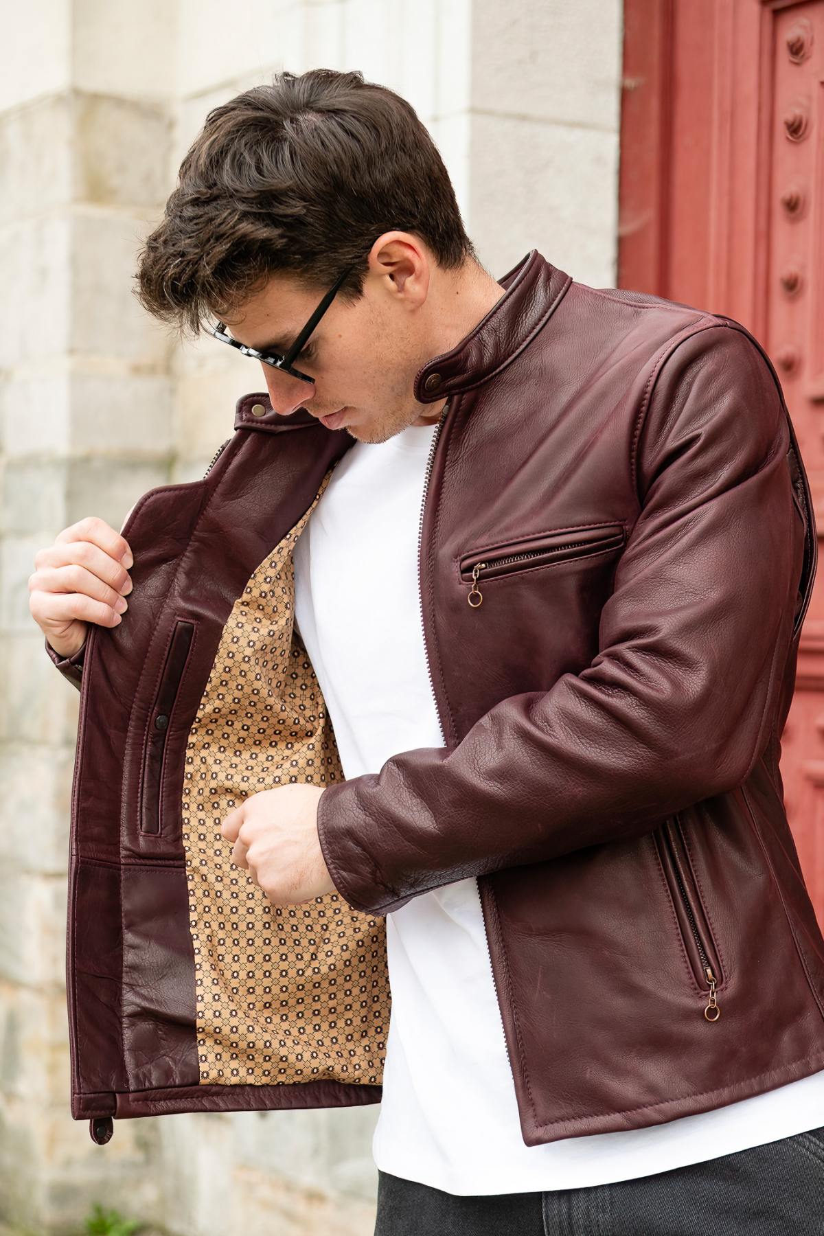 Herren Jacke Schott 530 WINE — Ansicht 6