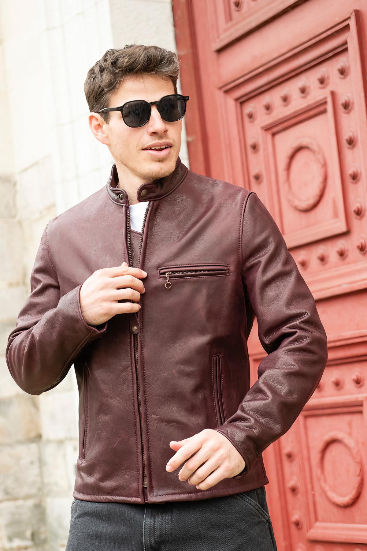 Herren Jacke Schott 530 WINE — Ansicht 2