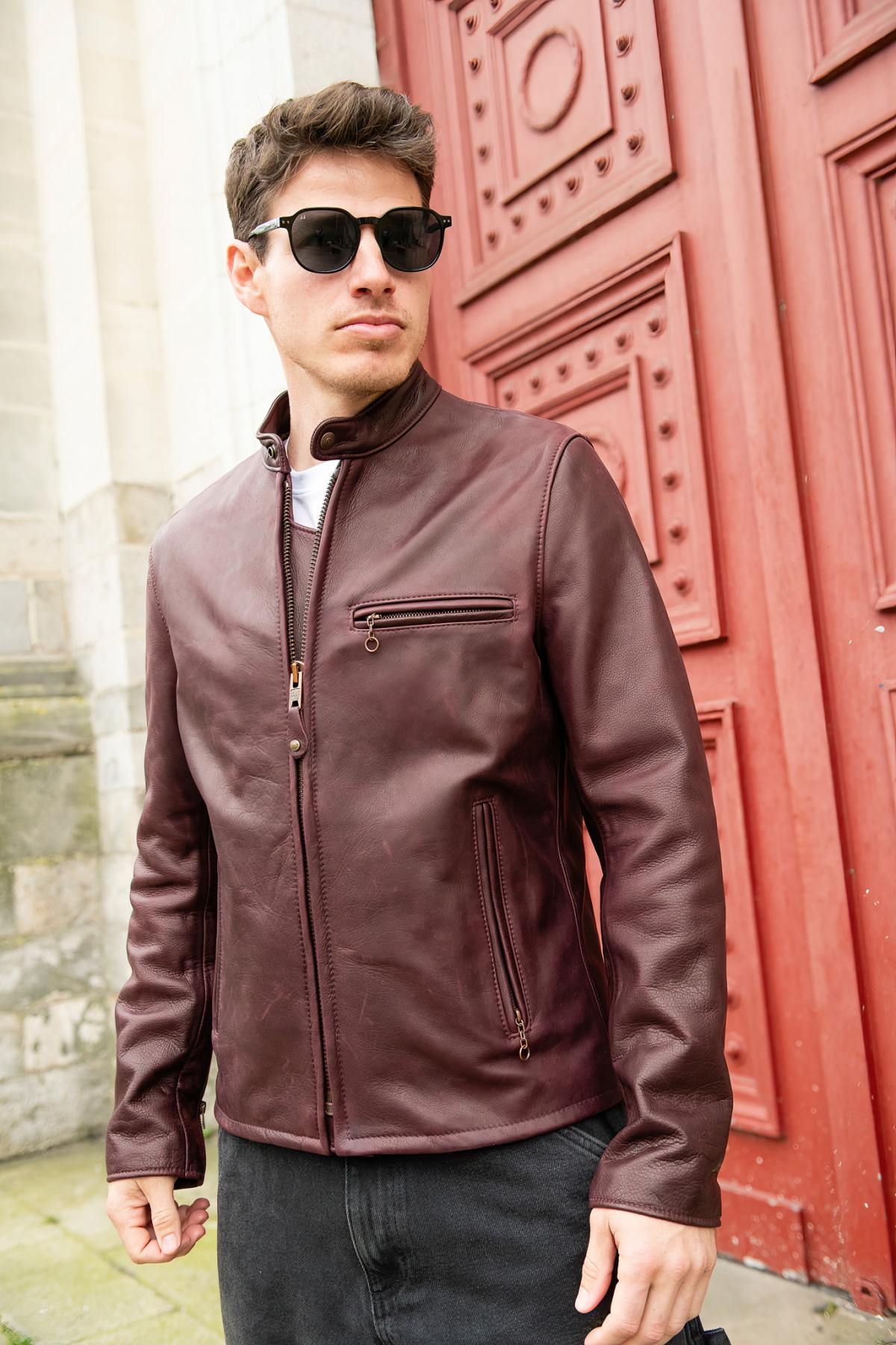 Herren Jacke Schott 530 WINE — Ansicht 9