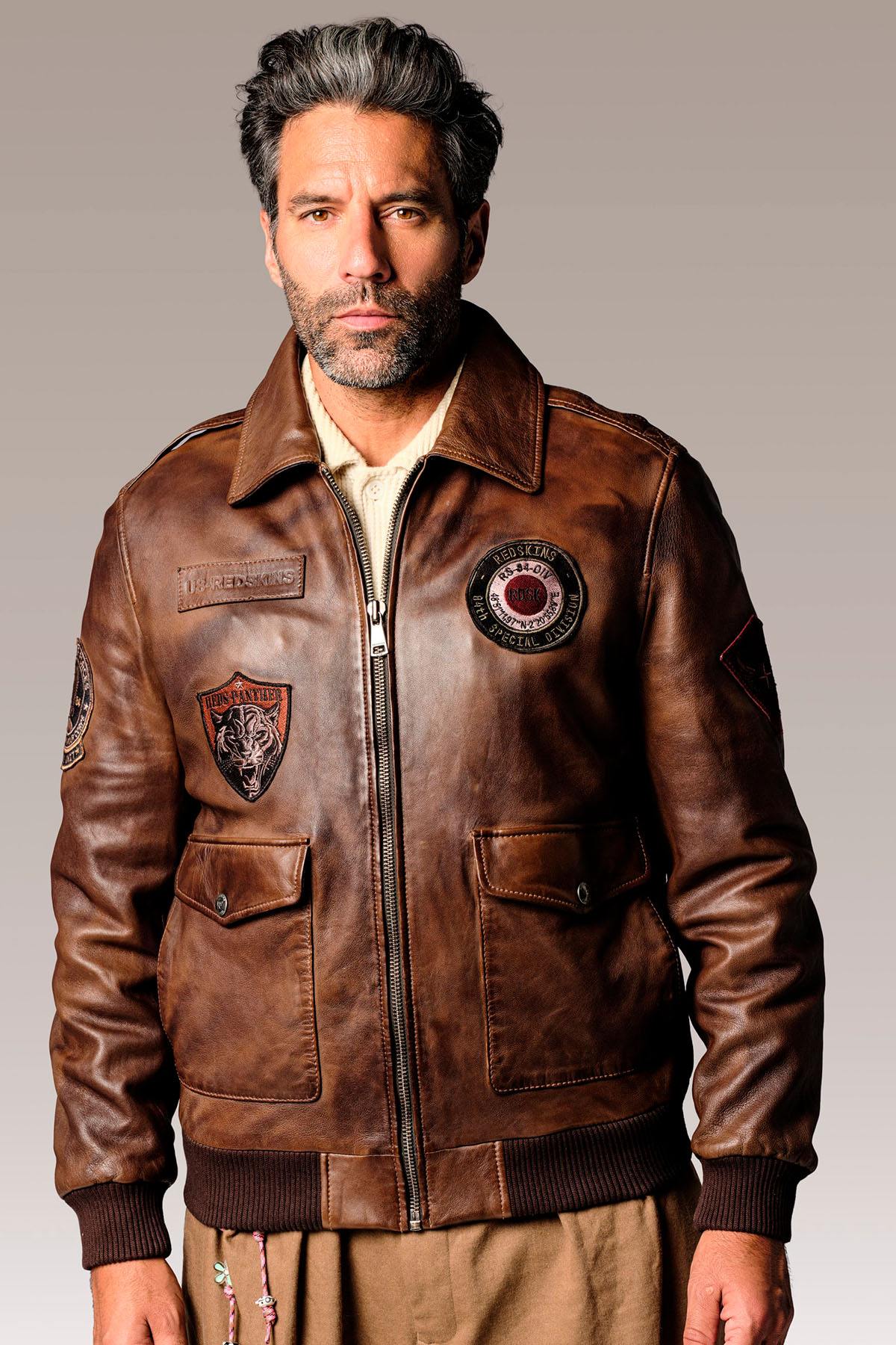 Herren Jacke Redskins FORCE UNIT BROWN — Ansicht 3